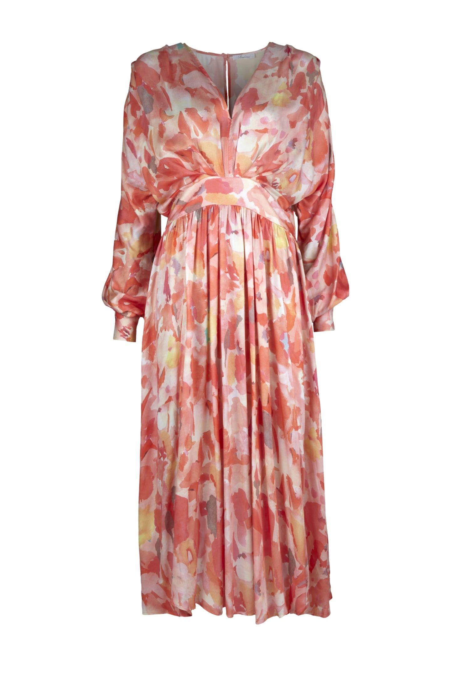 EDVINA DRESS ORANGE PATTERN 2