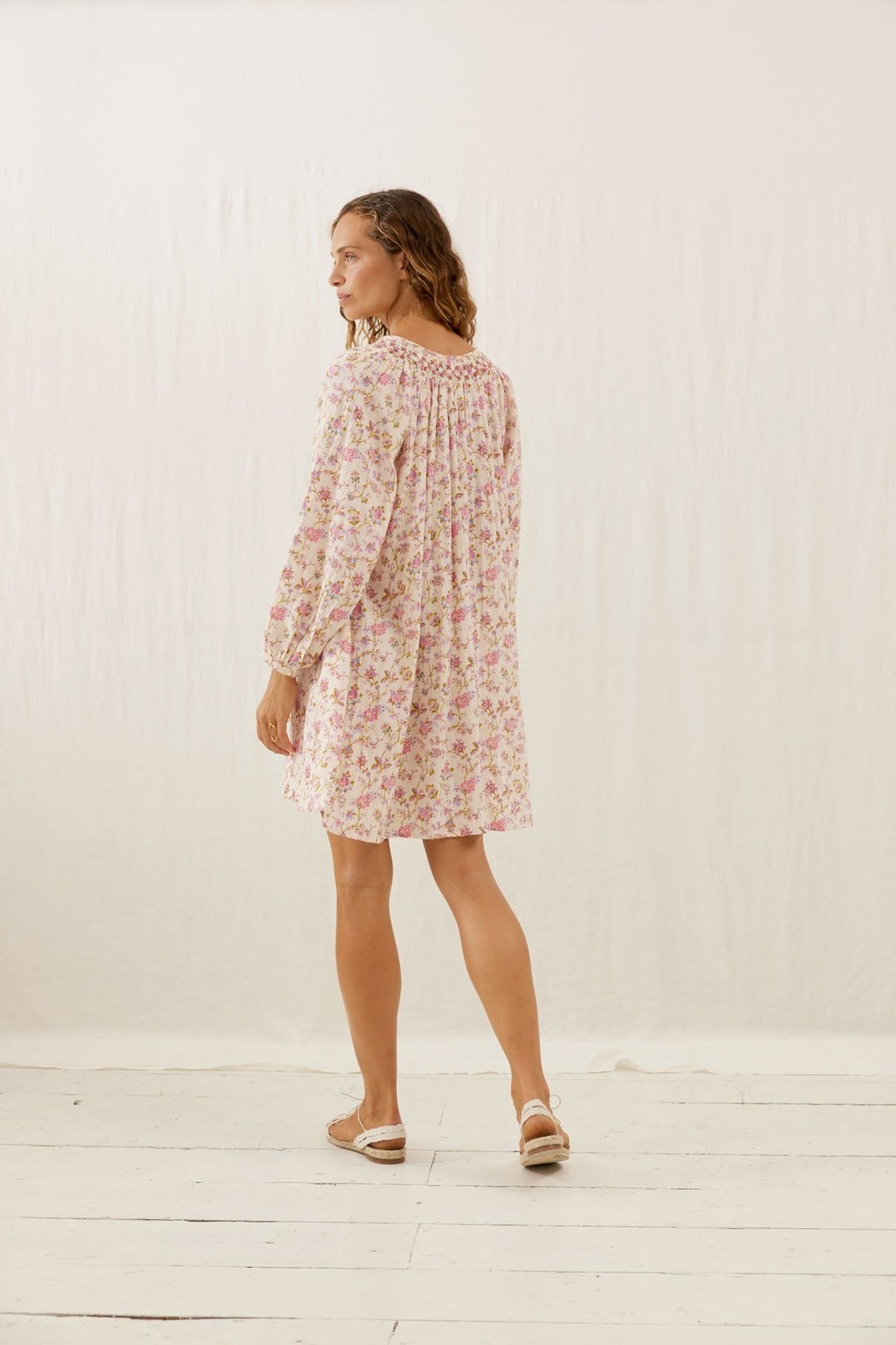 DRESS JANICE CREAM BUCOLIA FIELDS 2