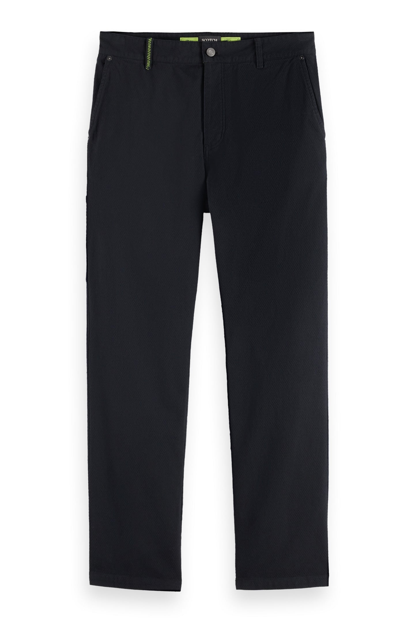 THE VERVE - STRUCTURED COTTON CARPENTER PANT CHARCOAL ART 1