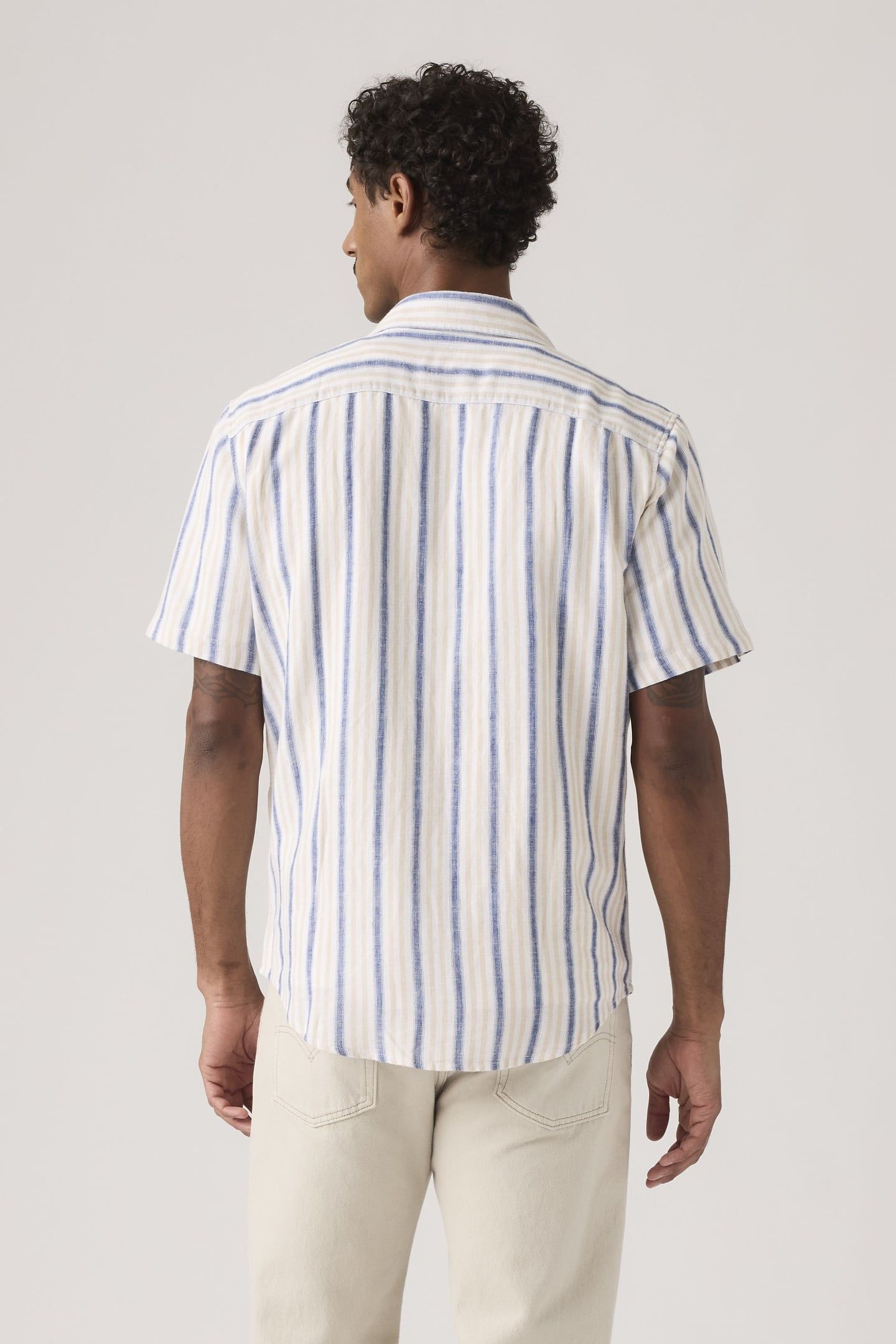 S/S SUNSET 1 PKT STANDRD GIO STRIPE CEME 3