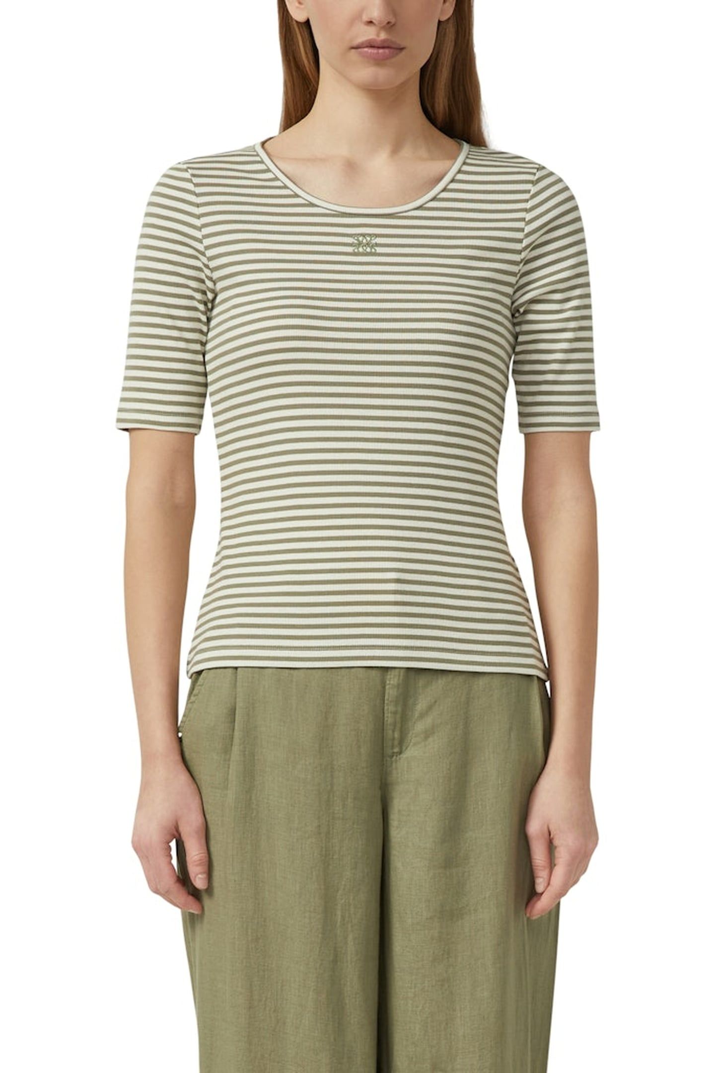 S.OLIVER T-SHIRTS ARMY GREEN 3