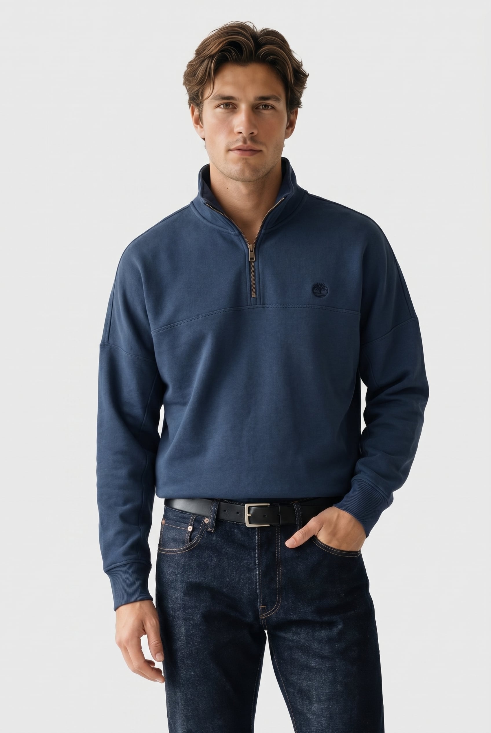 1/4 ZIP SWEATSHIRT OCEANA 1