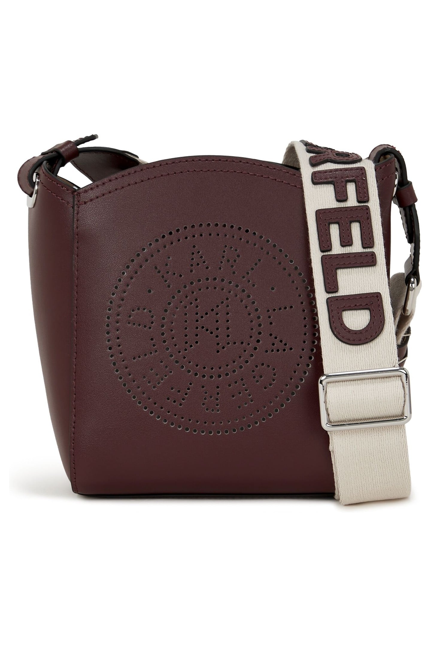 K/CIRCLE SMALL BUCKET PERFORATED WINDSOR BURGUNDY 6
