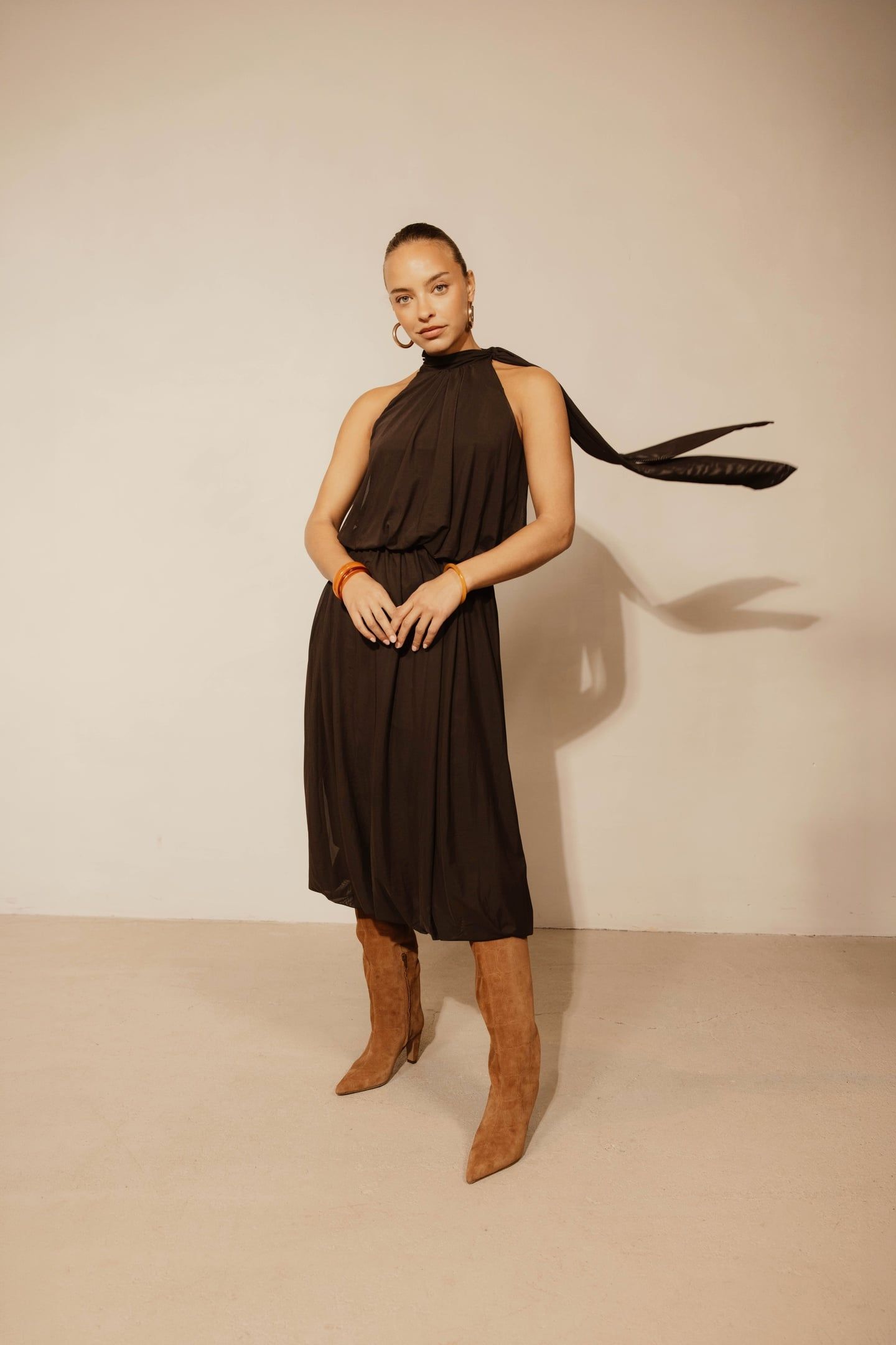LOW-JADEY HIGH BOOT CARAMEL 7
