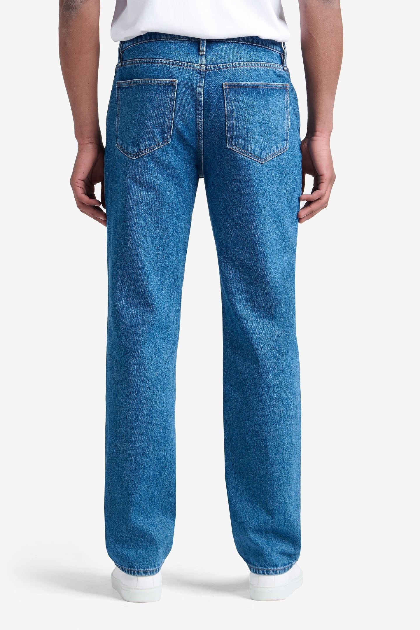CARLIN DENIM COTTON MID BLUE 2