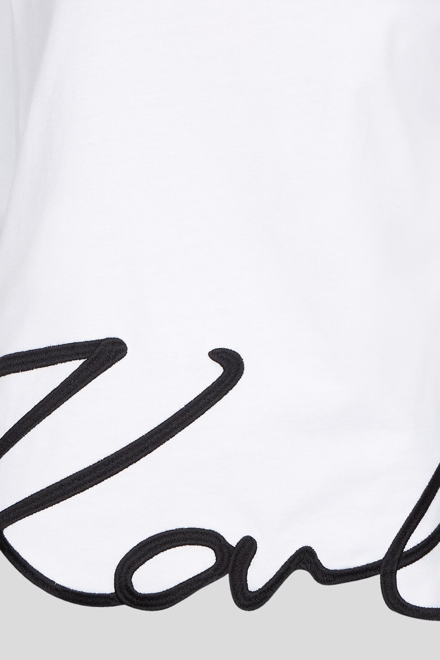 KARL SIGNATURE HEM T-SHIRT WHITE 7