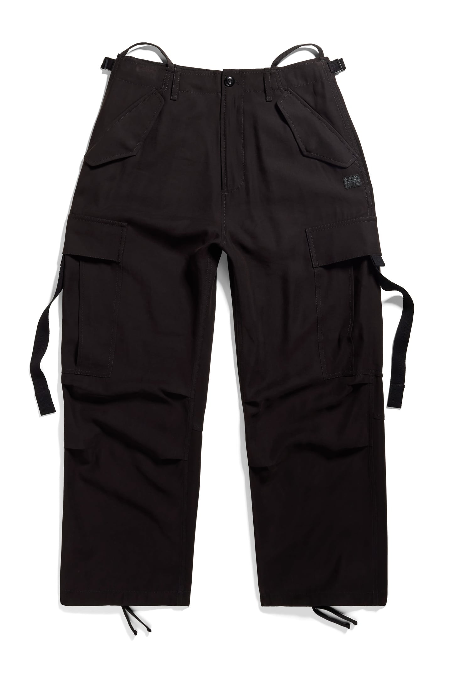 CARGO CROPPED DRAWCORD PANT BLACK 3