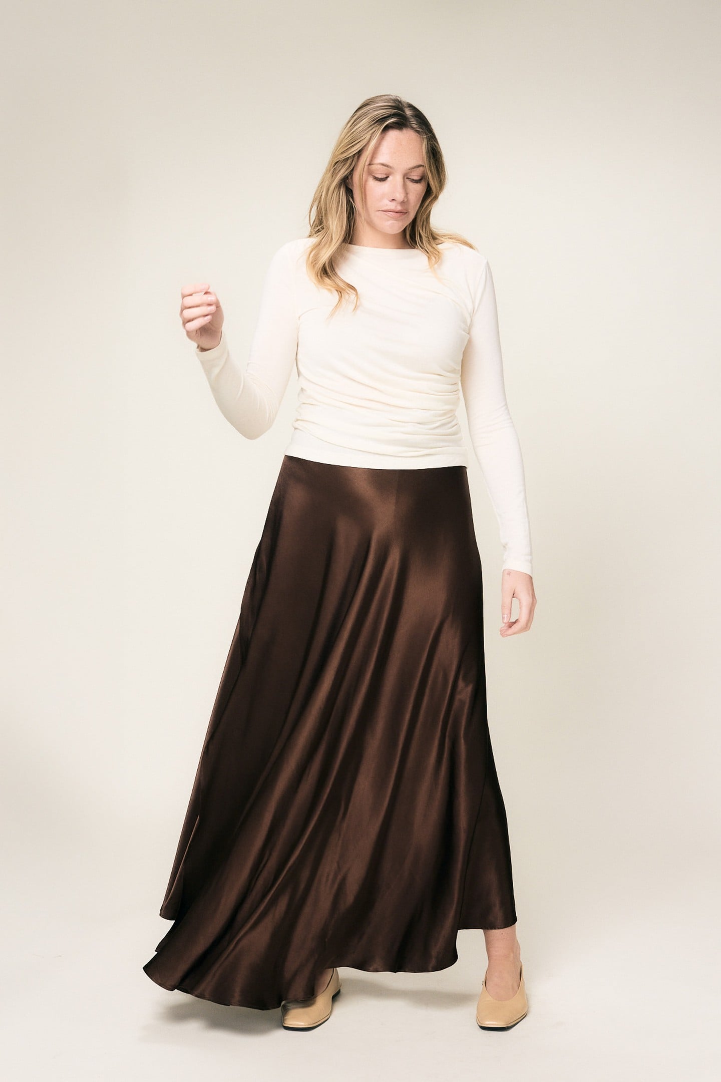 HAZEL SKIRT WALNUT 1
