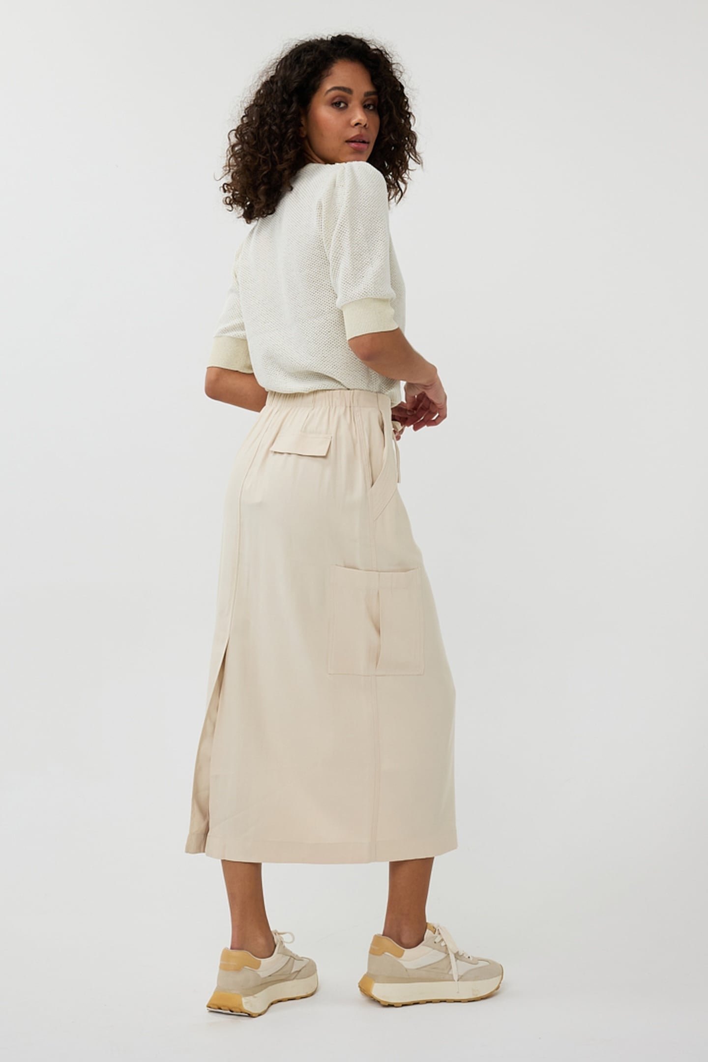 SKIRT CARGO LONG SAND 4