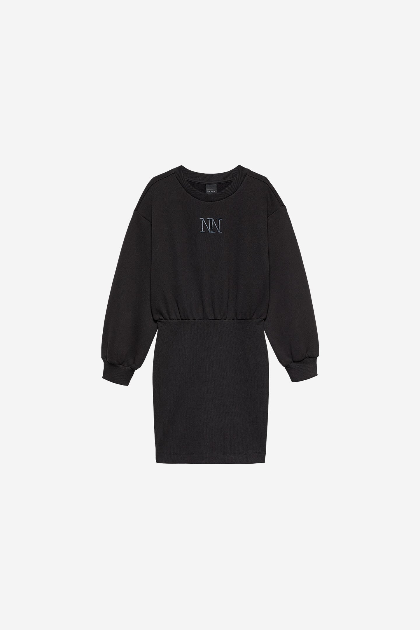LONGSLEEVE AAIKE SWEATDRESS BLACK 1