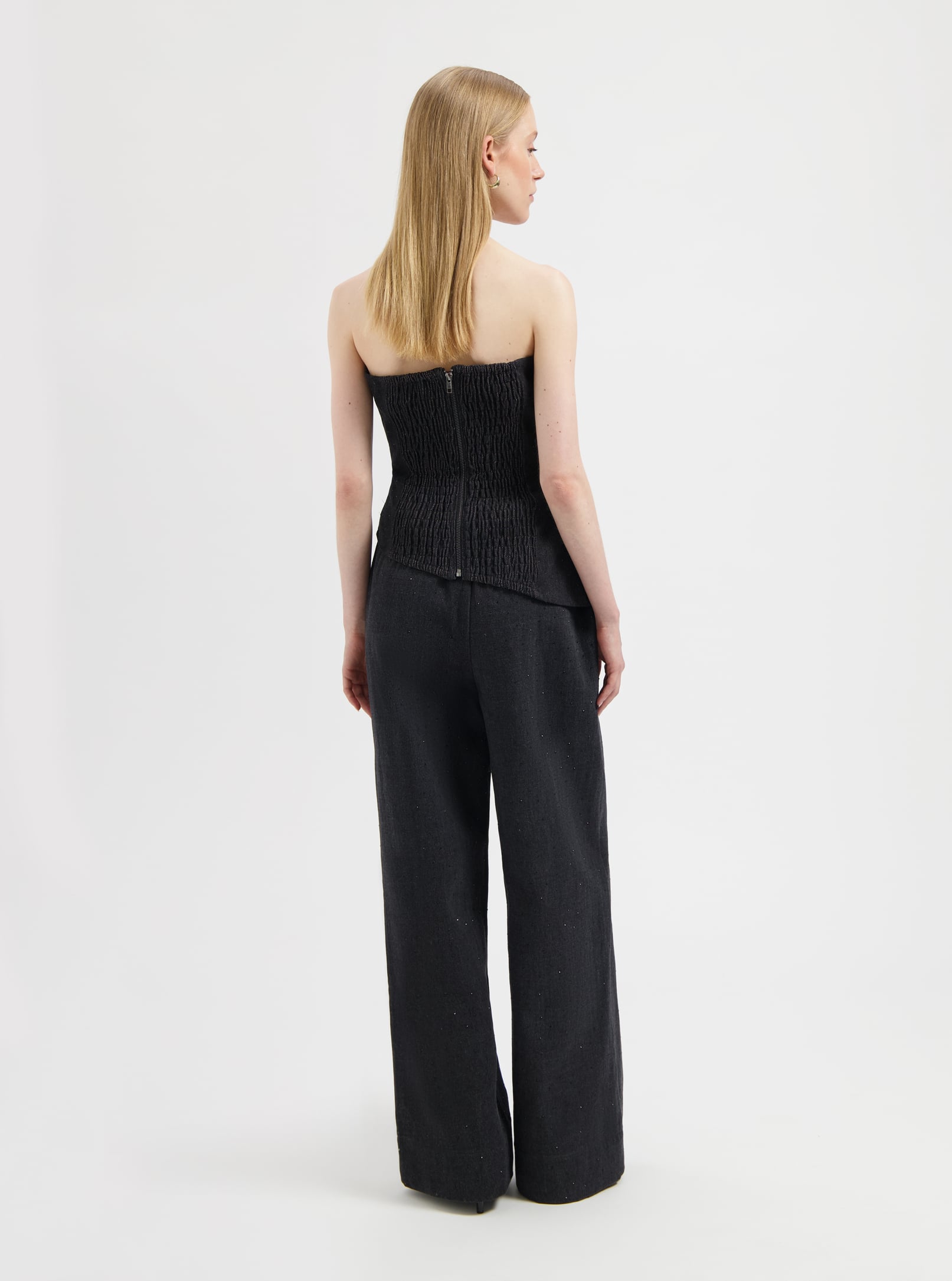 NOUS SOMMES LABELS – KATE TUBE TOP BLACK 3