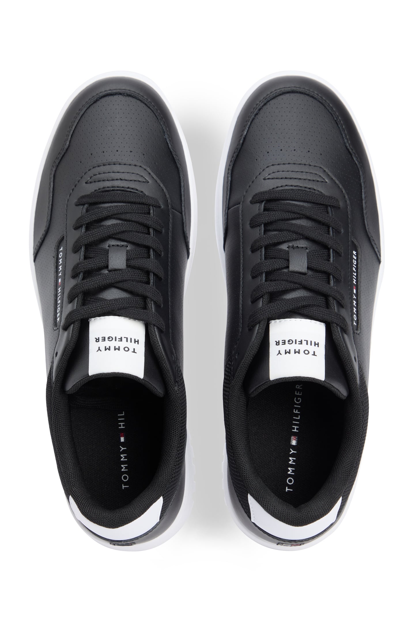 BASKET CORE LITE LEATHER SHOES BLACK 5
