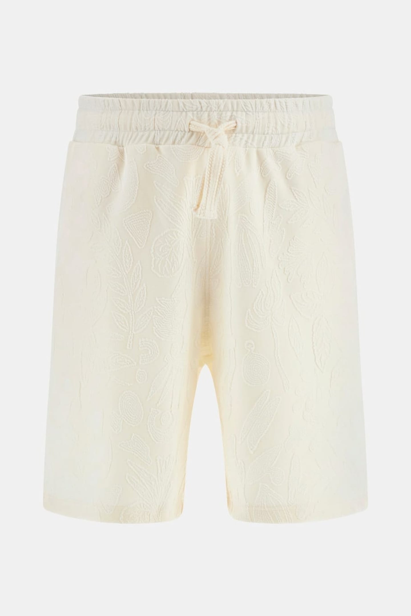 GUESS ECO JACQUARD SHORTS PEARL WHITE PRIMITIV 4