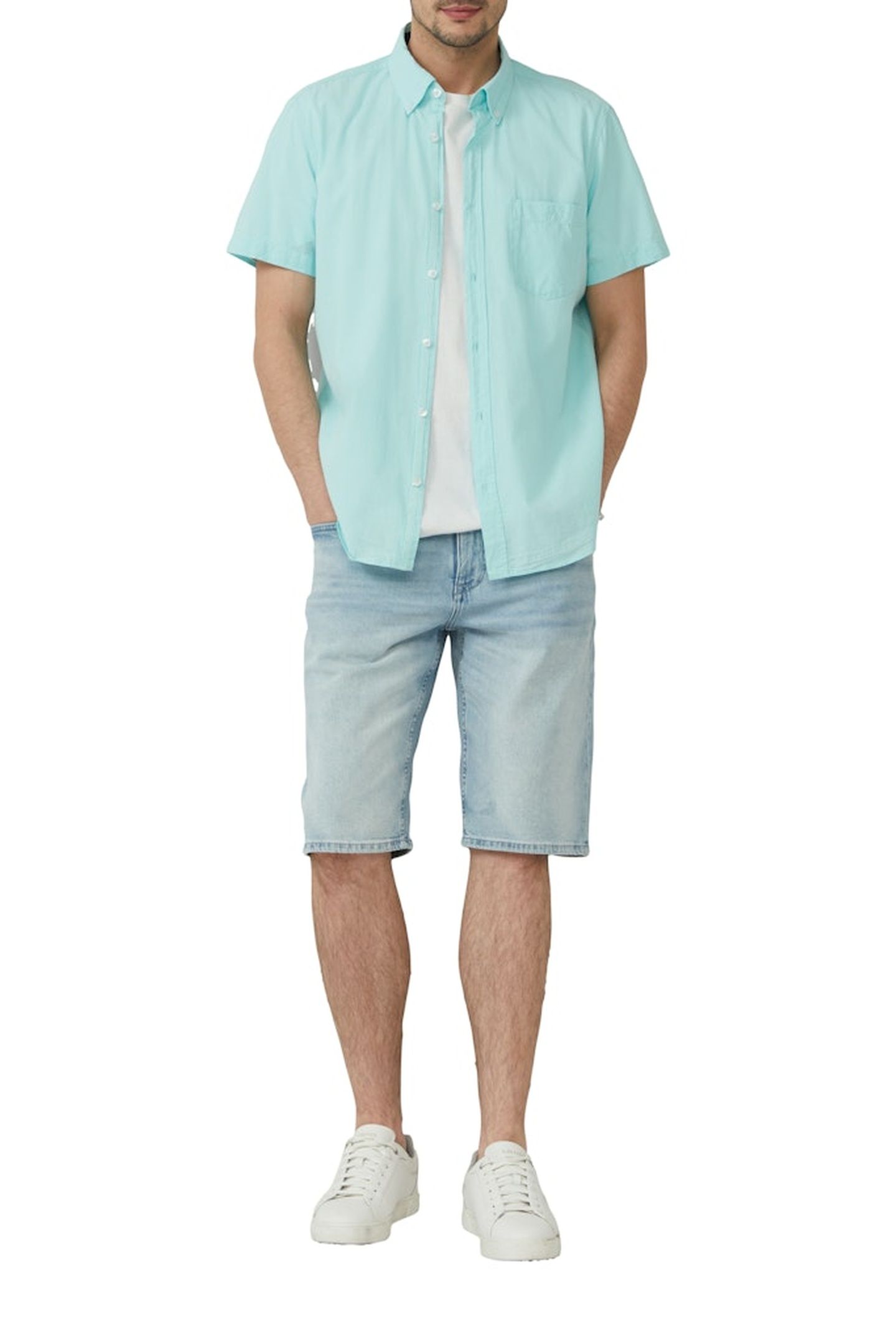 S.OLIVER SHIRTS BLUE AQUA 2