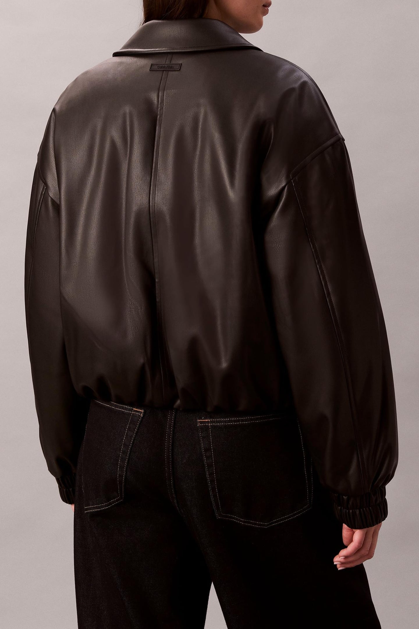 FAUX LEATHER JACKET BLACK 3