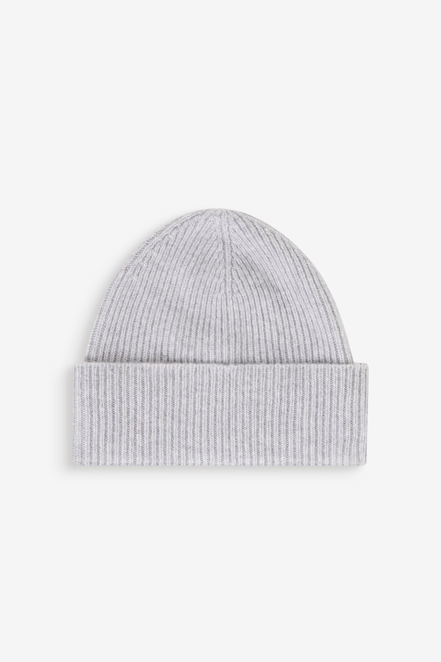 ASPEN MERINO-CASHMERE BEANIE LIGHT GREY 1