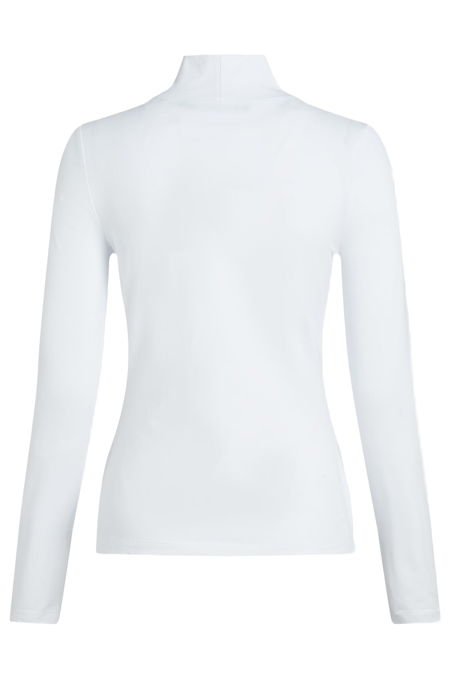 MOCK NECK SIGNATURE LS TOP WHITE 2