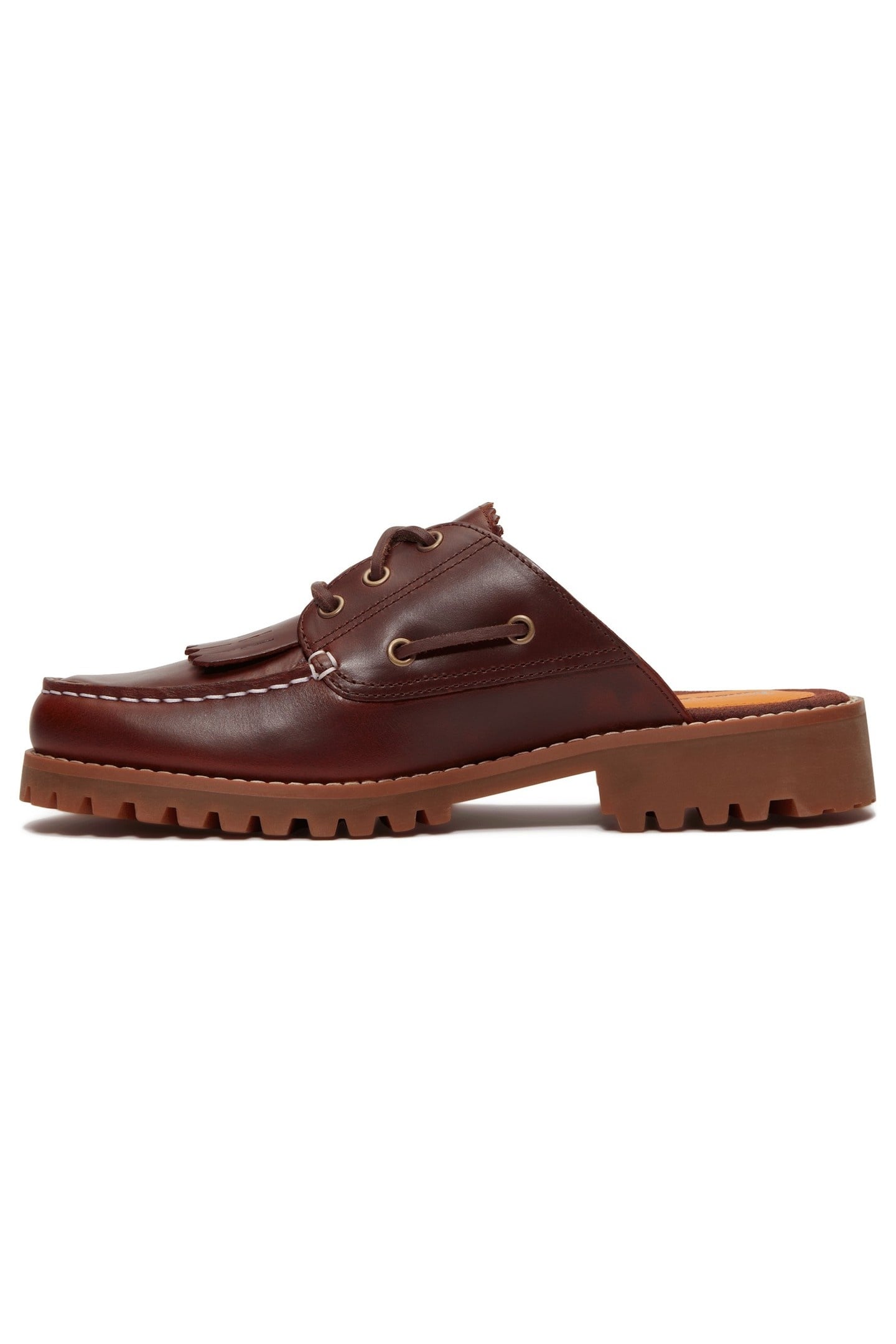 MULE SHOE BURGUNDY 2