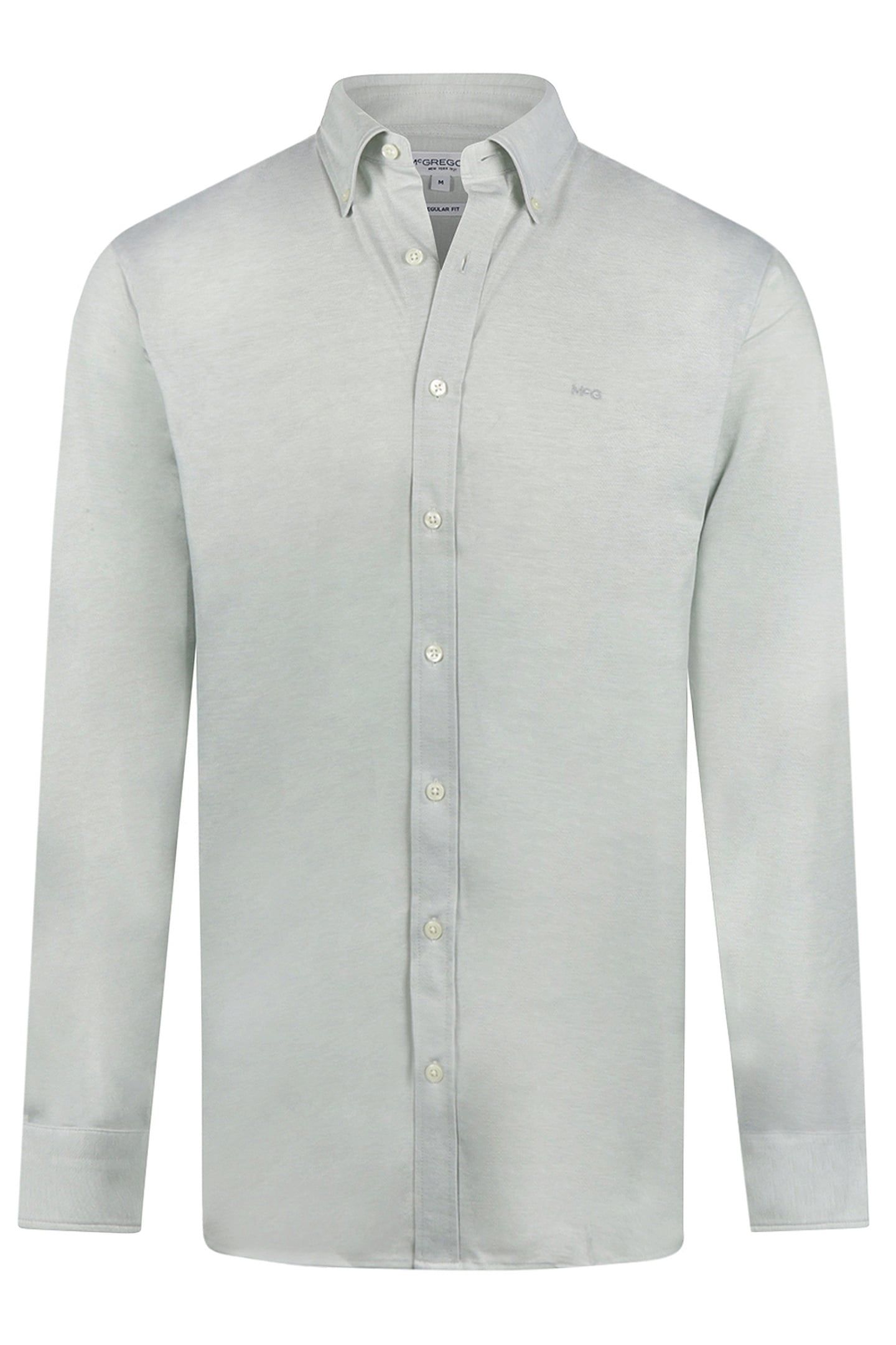 STRETCH PIQUE SHIRT LIGHT OLIVE 1
