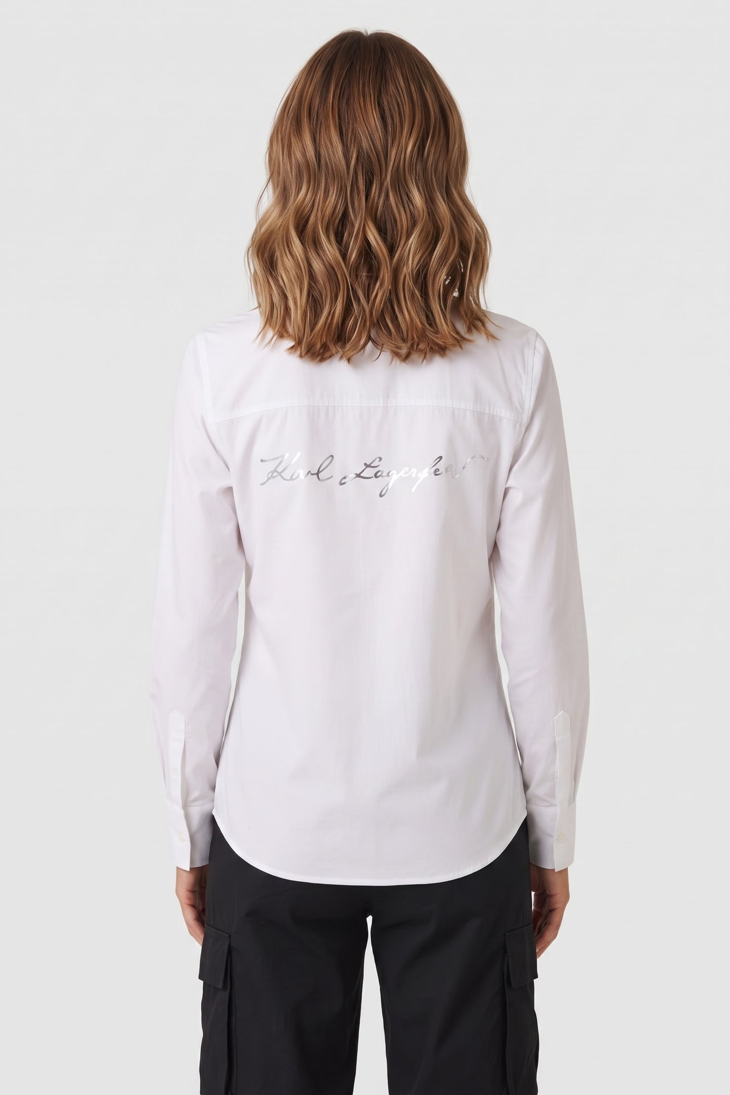 SIGNATURE PRINT SHIRT WHITE 3