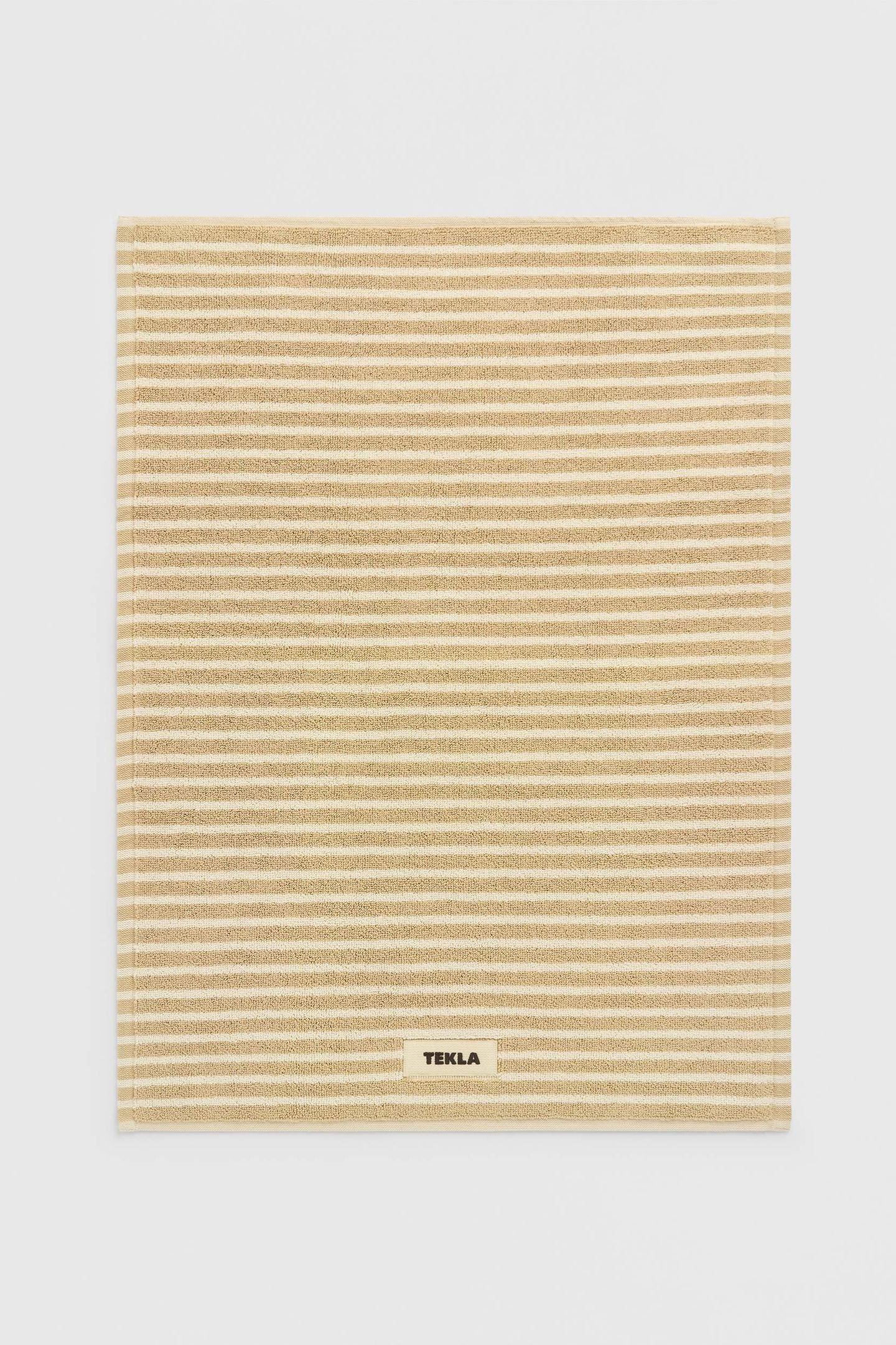 UNISEX BATH MAT IVORY STRIPES 1