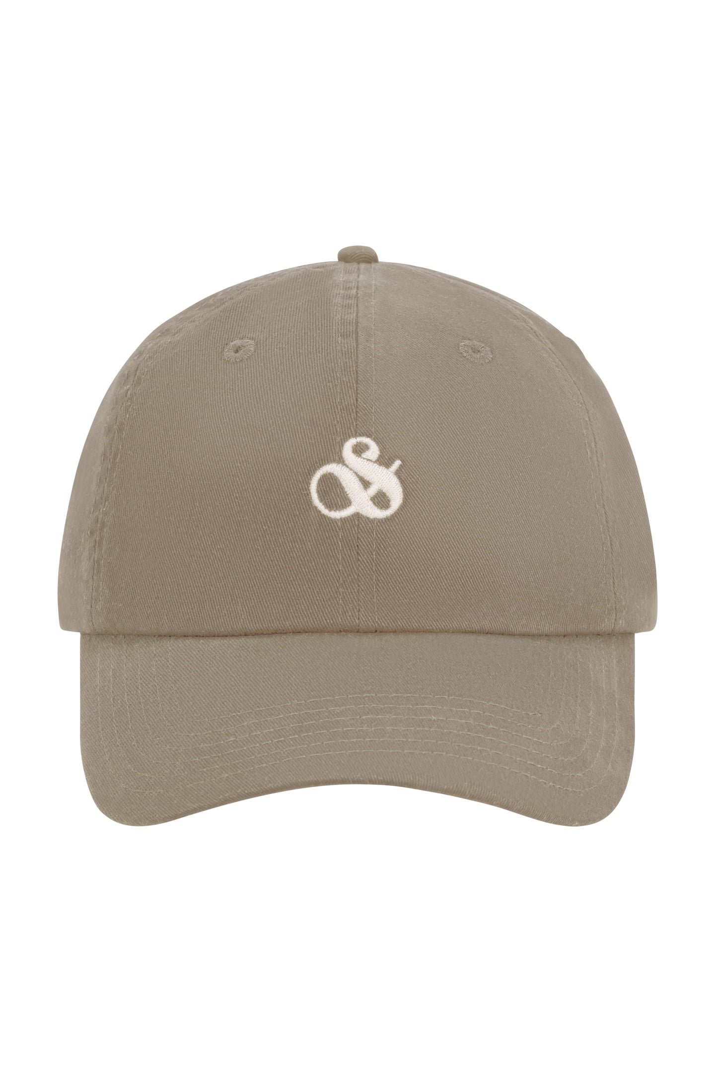 UNISEX S&S COTTON ADJ CAP TAUPE 2
