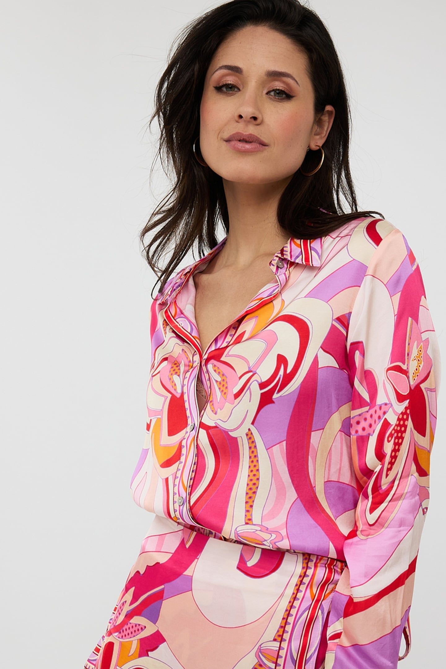 BLOUSE WIDE DISCO HIT PRINT 2