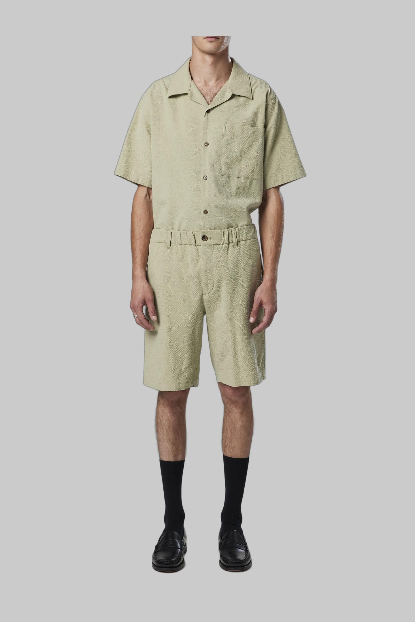 THEODOR SHORTS 1040 SHORTS PALE GREEN 2