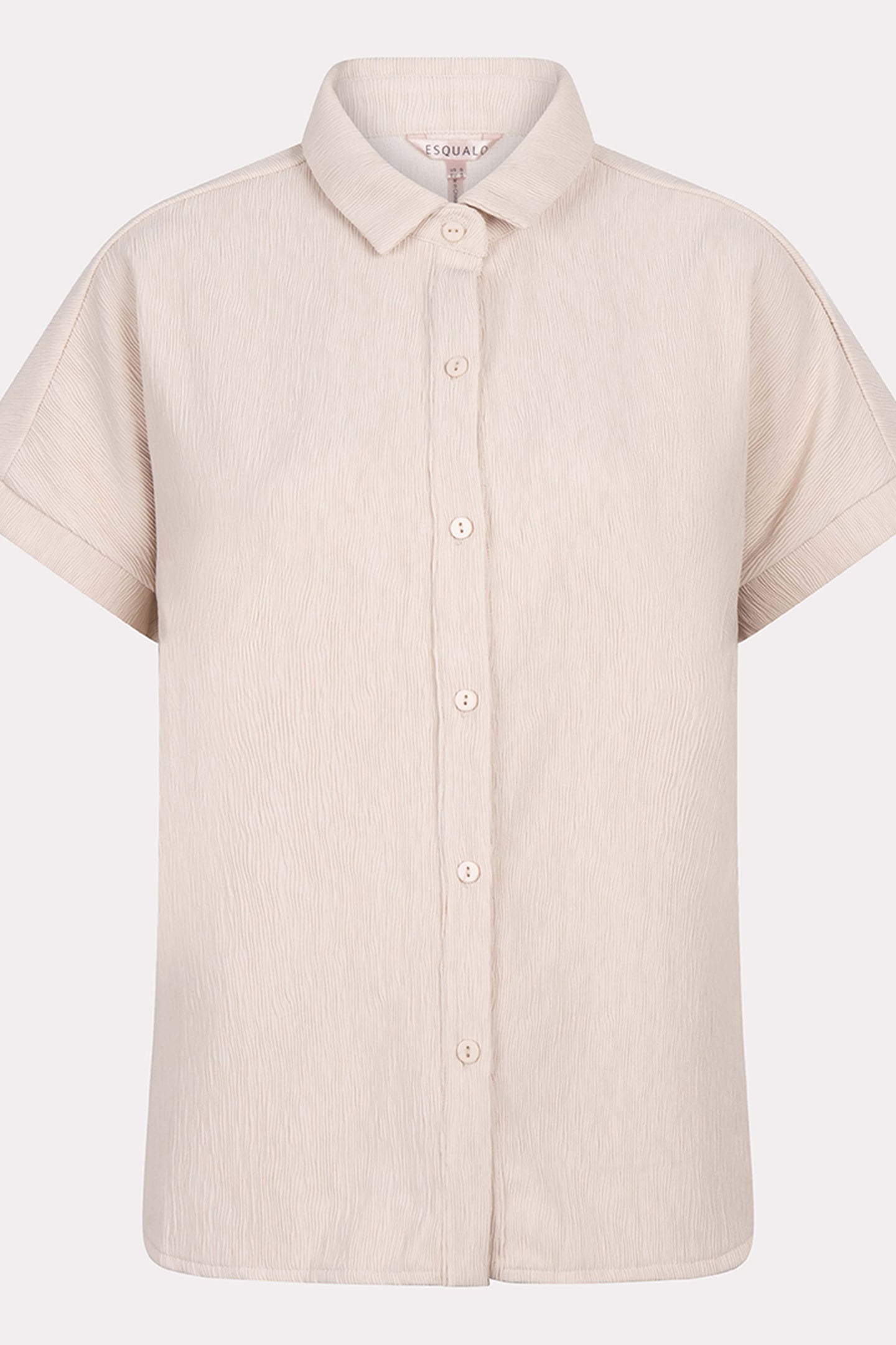 BLOUSE FANCY CRINKLE LIGHT SAND 4