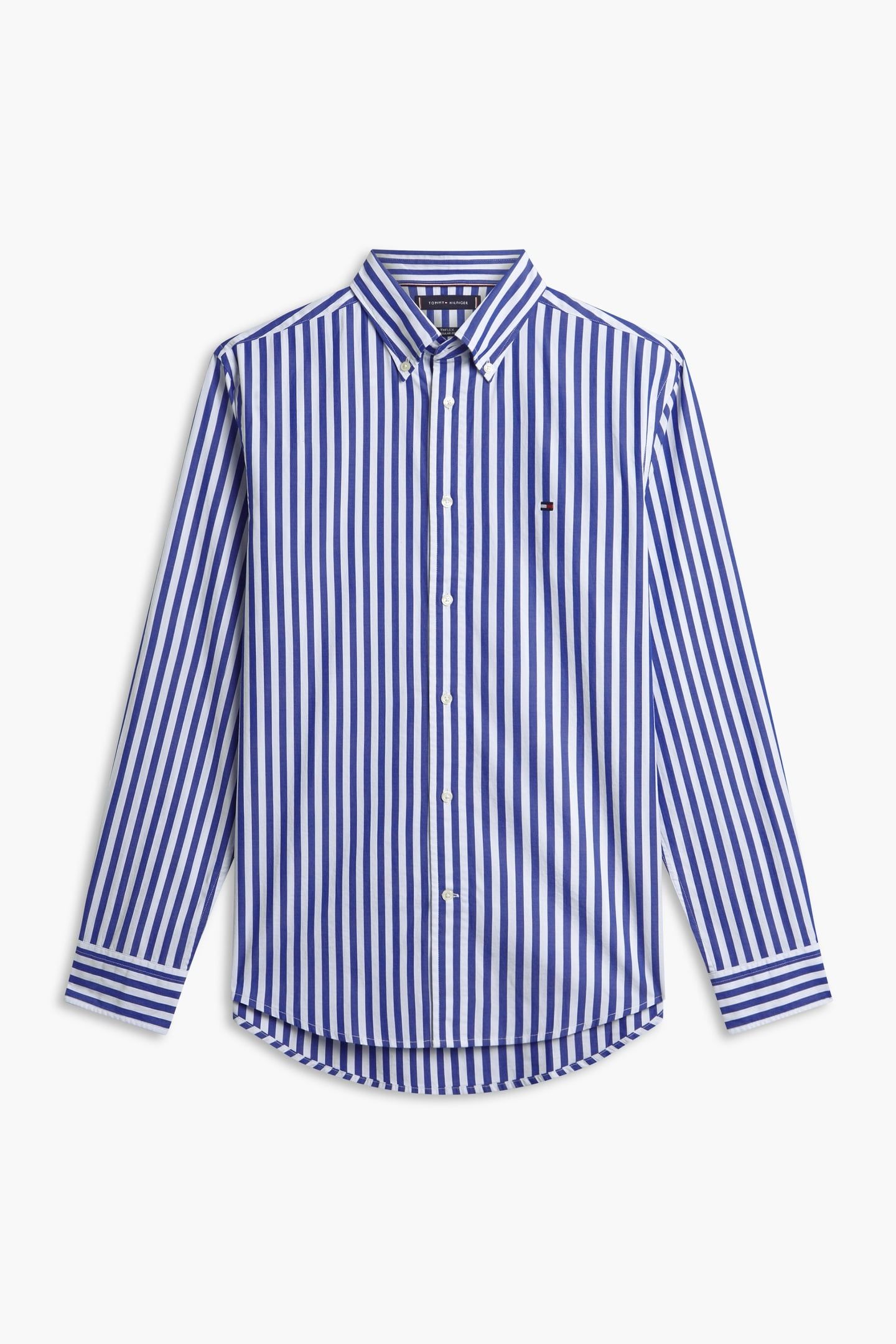 FLEX POPLIN CLASSIC SHIRT WEDGE BLUE/STRIPE 4