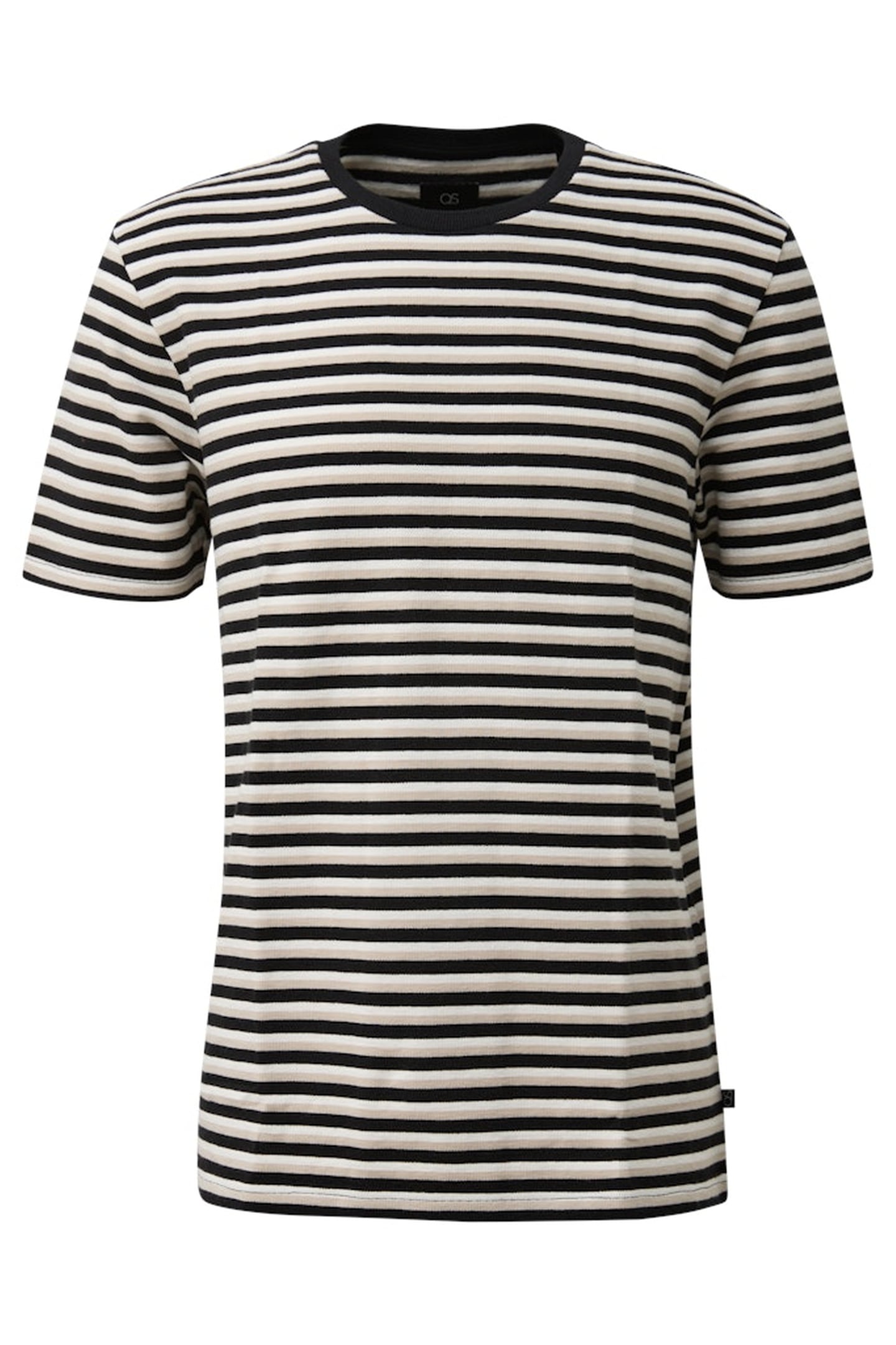 S.OLIVER-QS T-SHIRTS GREY/BLACK 8