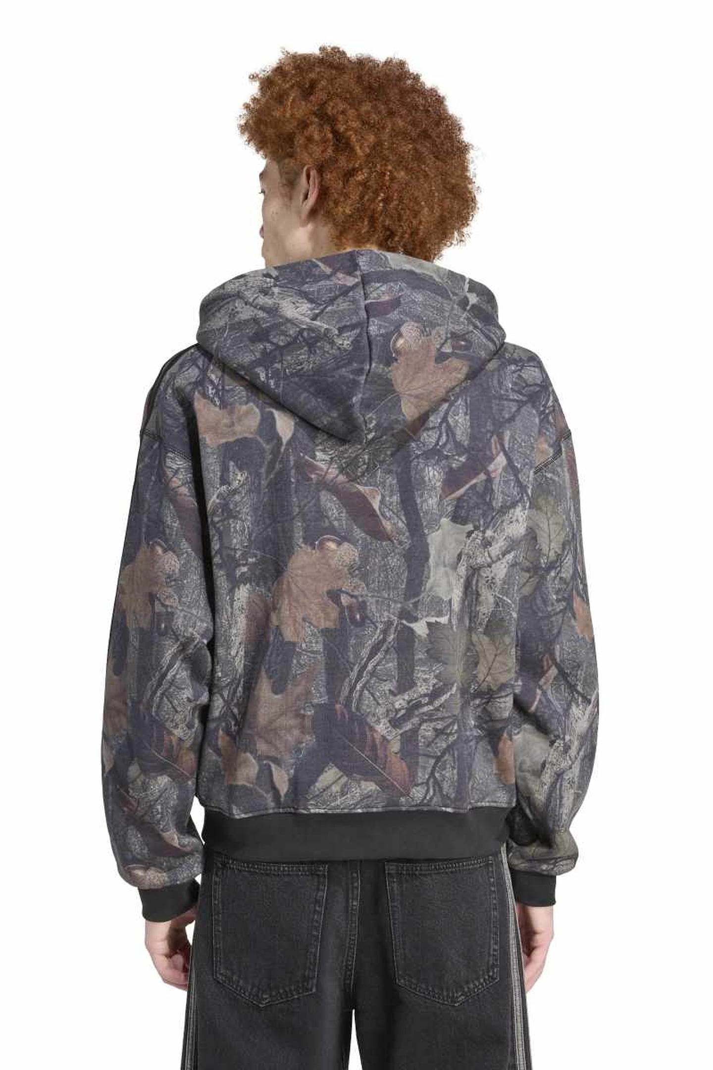UNISEX ORIGINALS CAMO HOODED FULL-ZIP BLACK 3