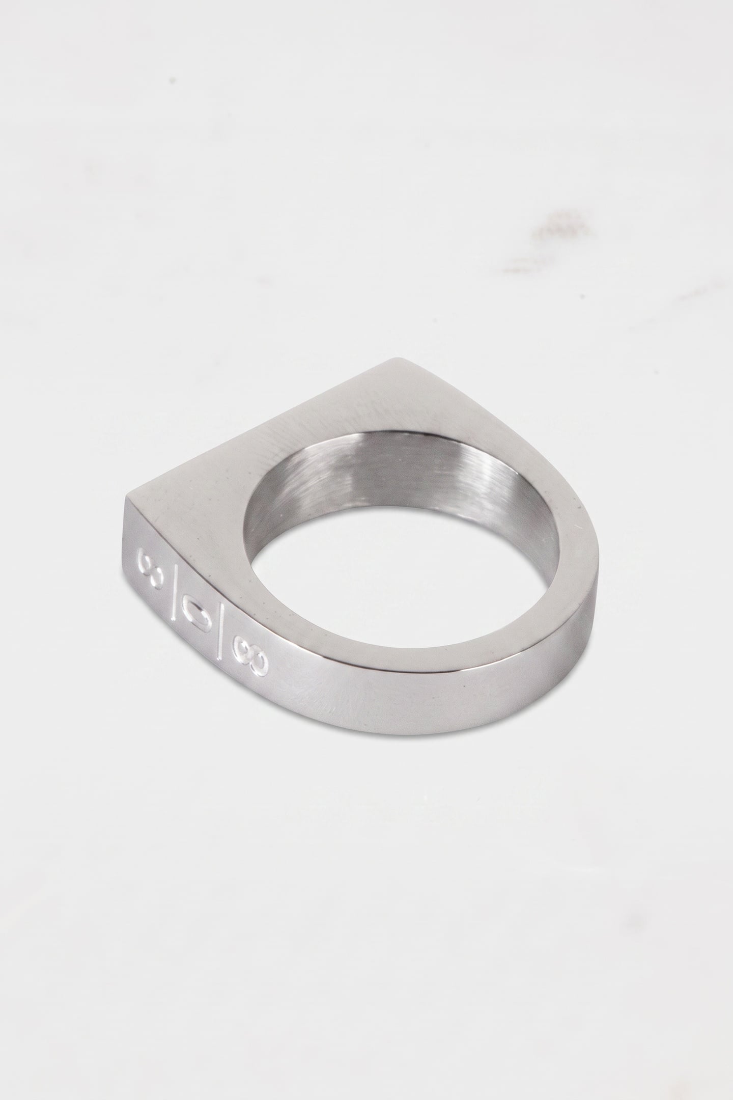 SQUARE RING SILVER / 54 4