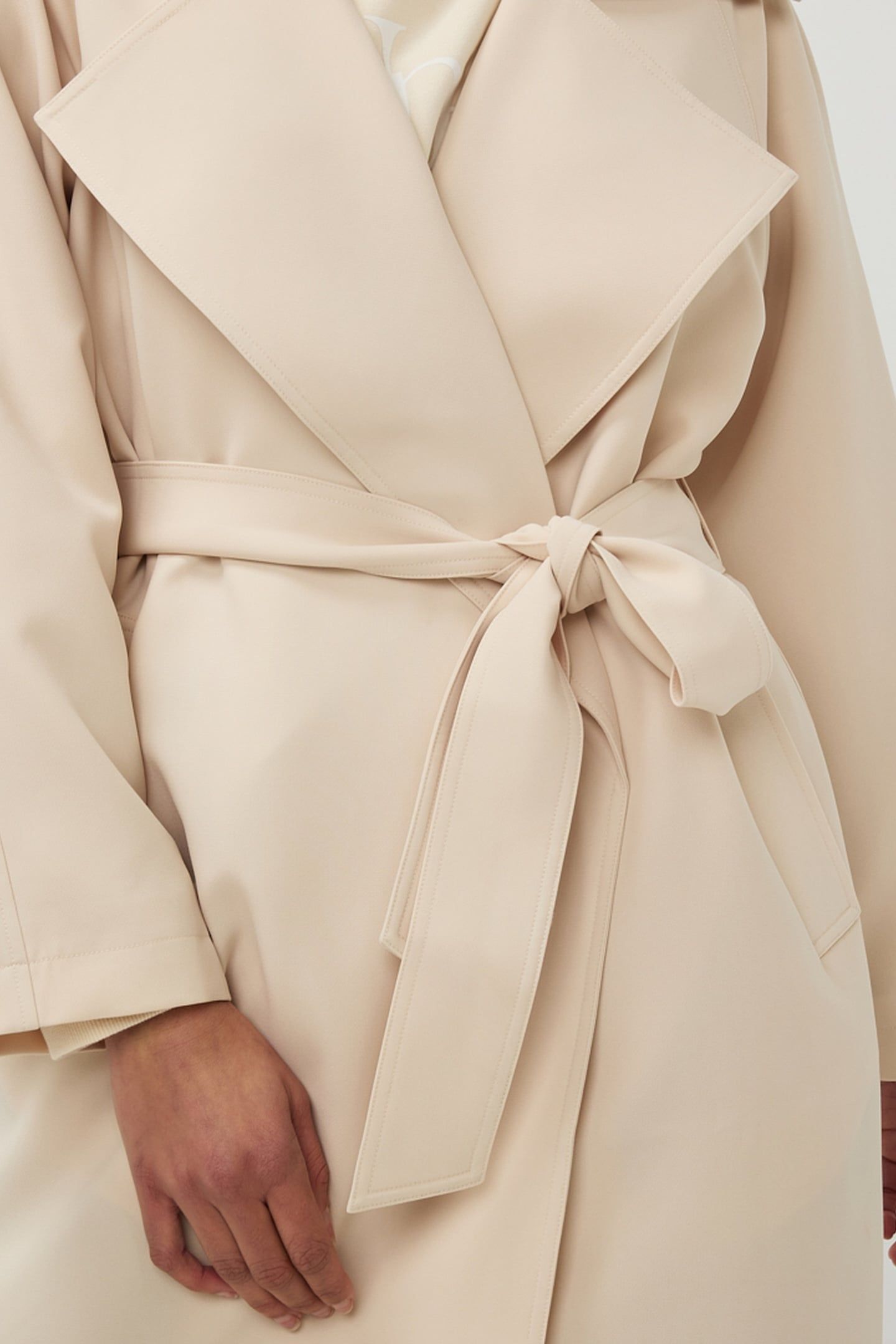 COAT LONG BASIC SAND 7