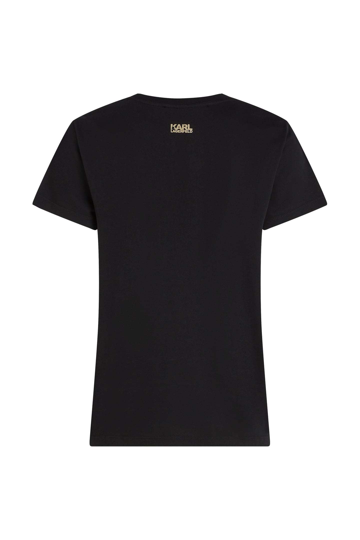 STACK PARIS FOIL PRINT T-SHIRT BLACK 2