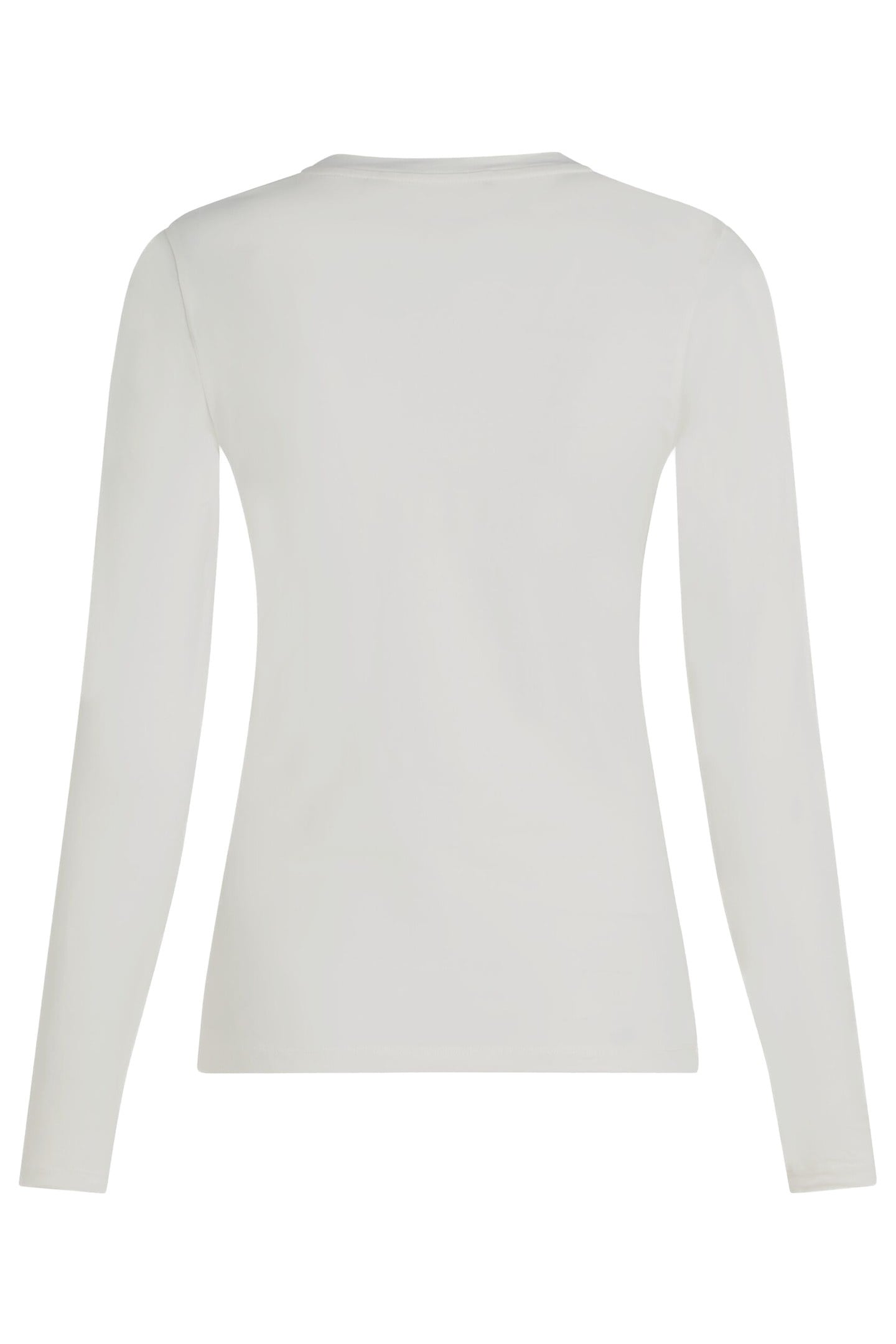 FITTED LS LUNA T-SHIRT SNOW WHITE 2