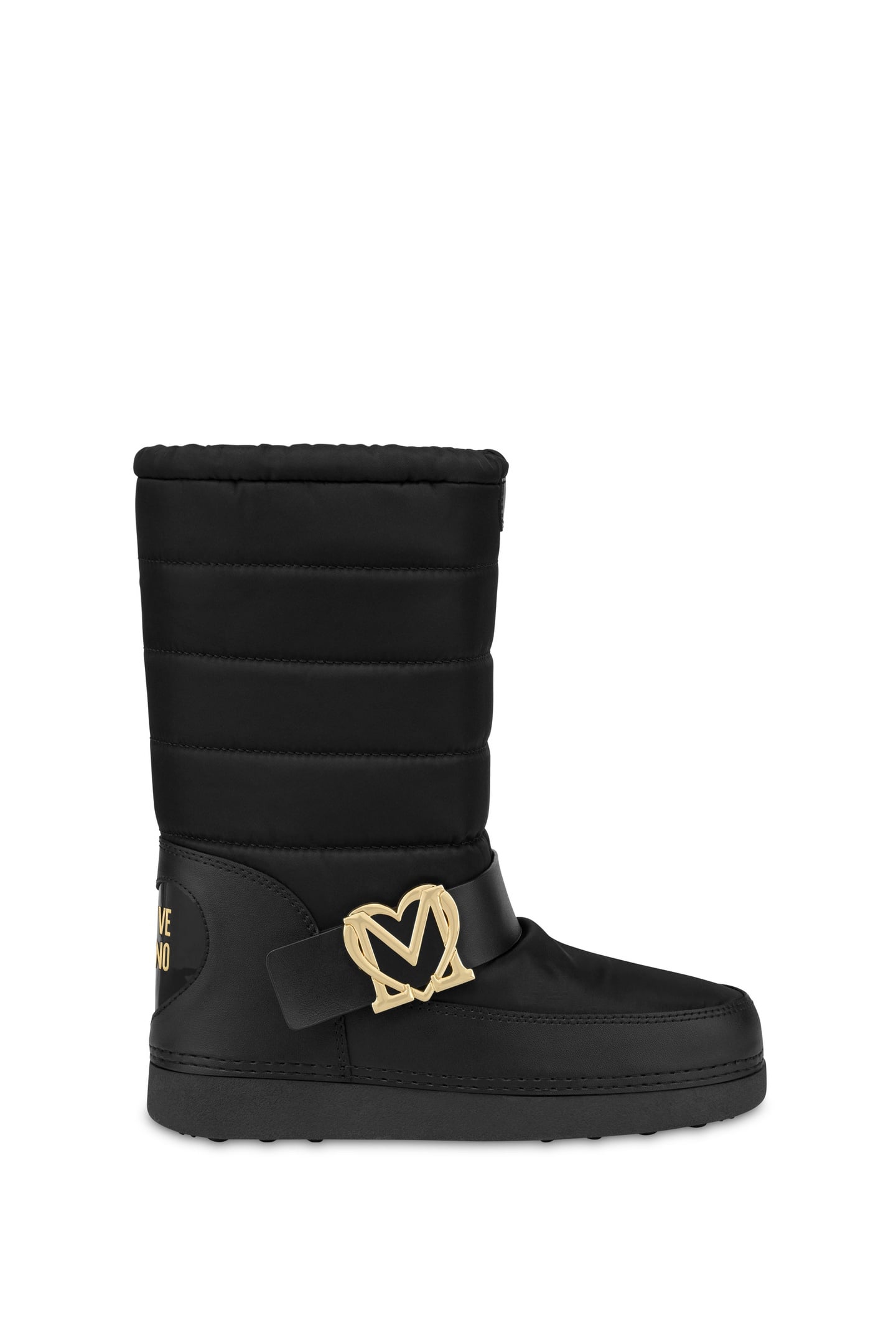 HEART LOGO SNOW BOOT BLACK 1