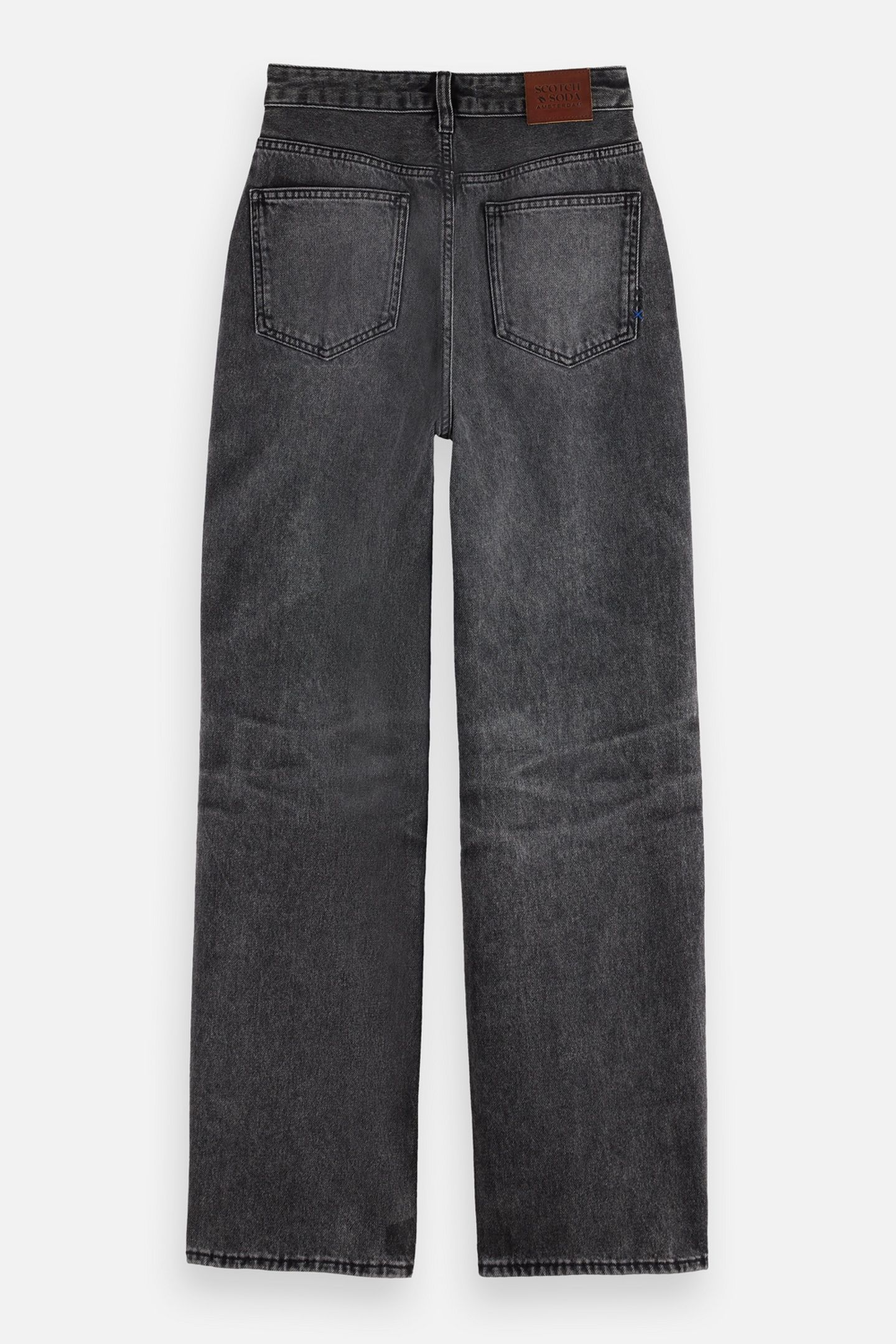 RIPPLE STRAIGHT JEANS — ABSOLUTE BLACK 5