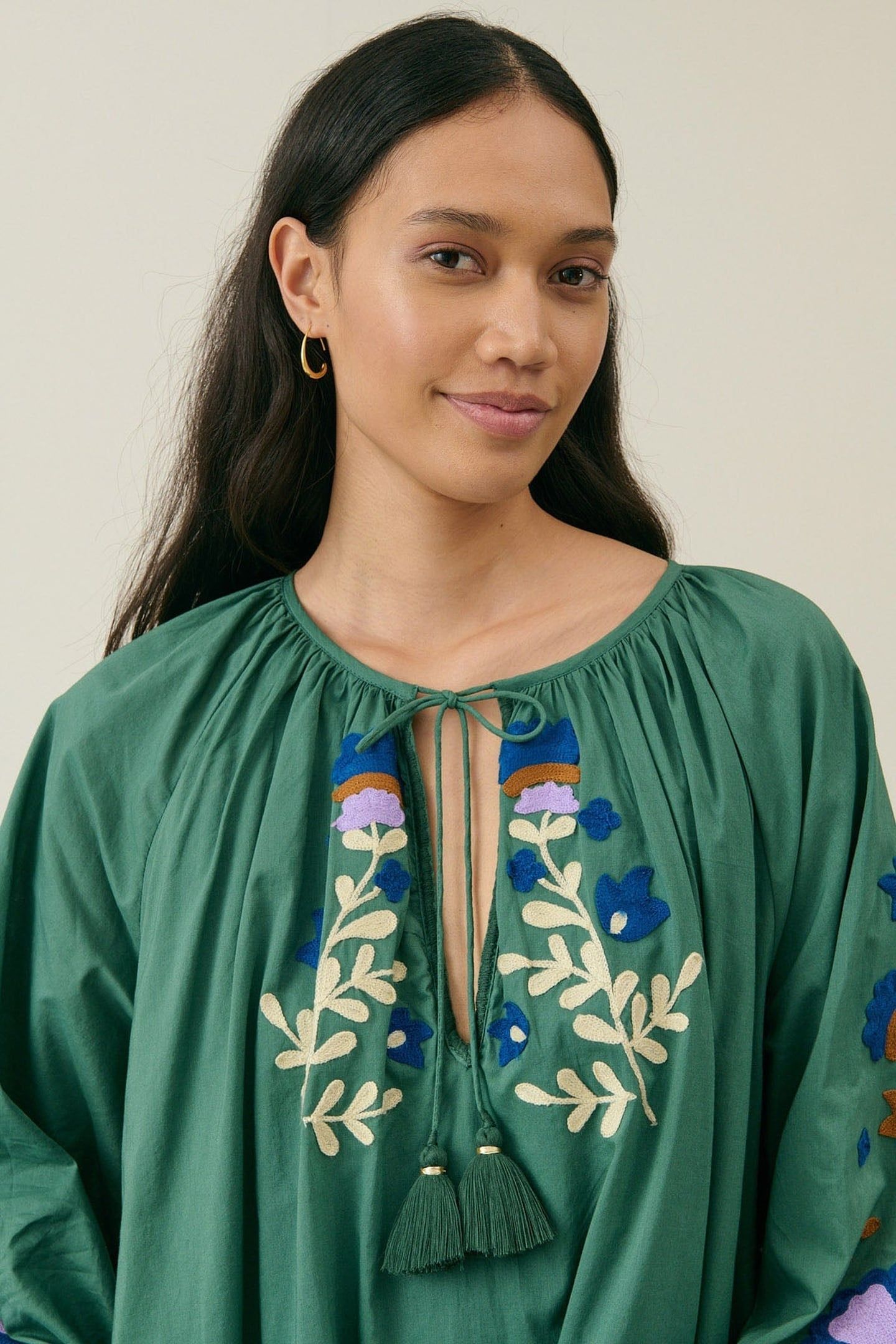 DRESS JANICE TUSCAN GREEN 3