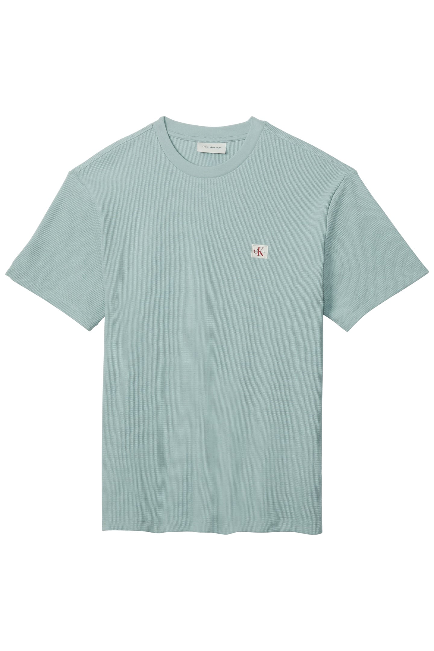 SS WAFFLE BADGE CREW NECK TEE OVERCAST 5