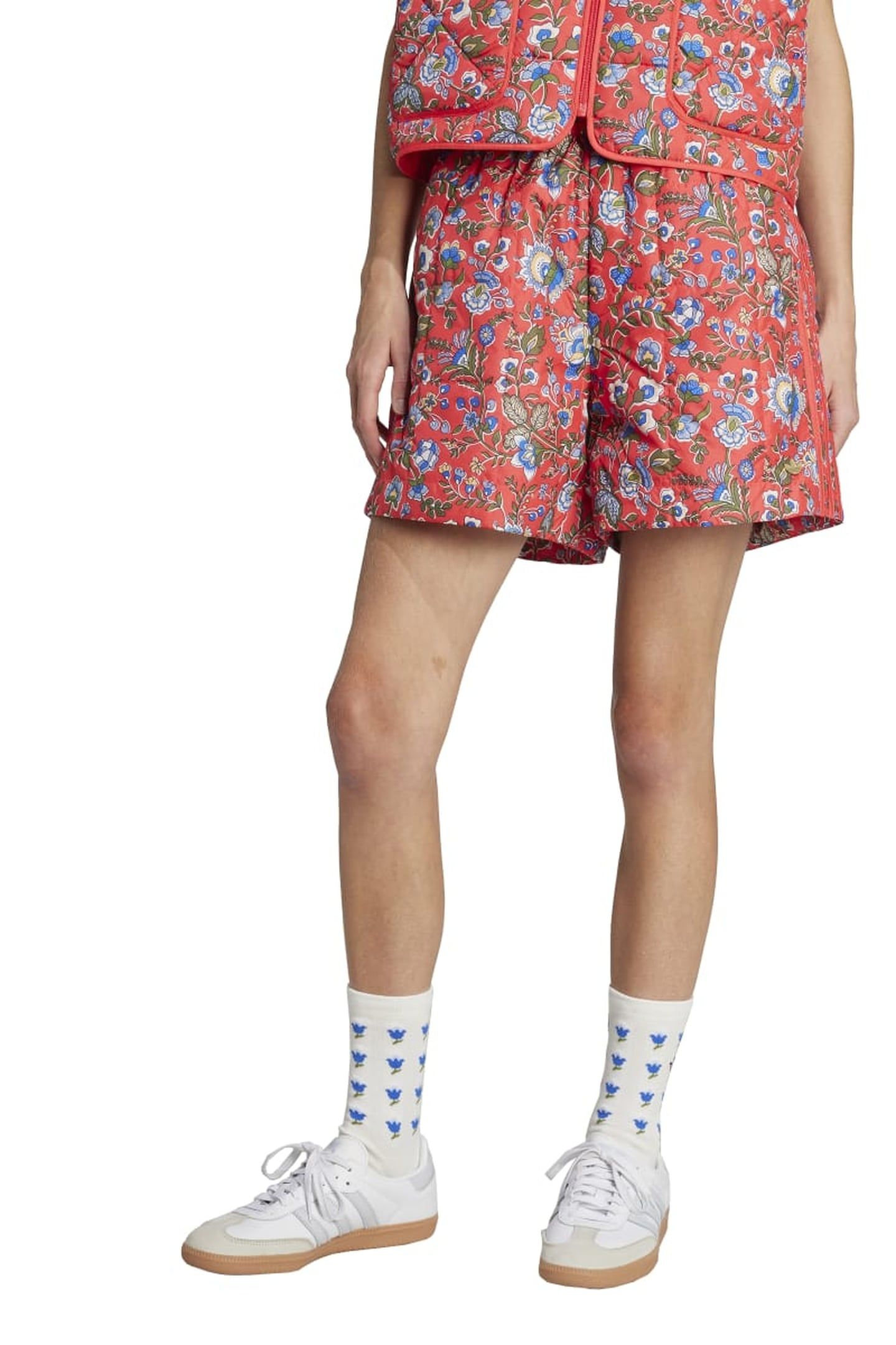 ORIGINALS ADIDAS ORIGINALS X LIBERTY LONDON QUILTED SHORTS S 1