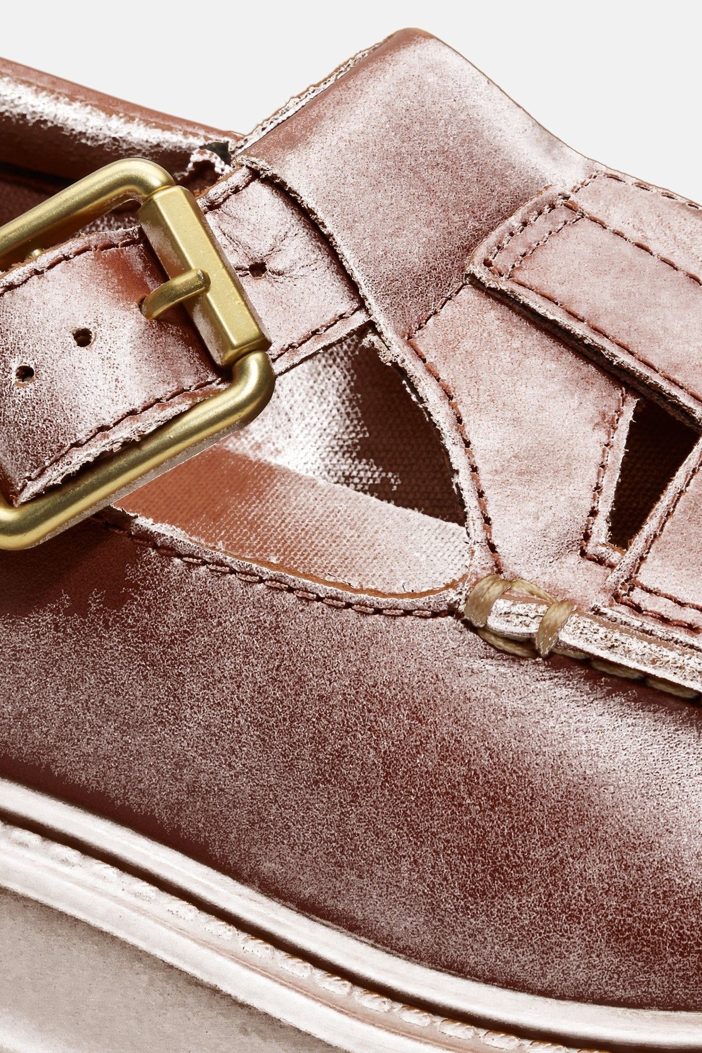 BUCKLE SHOE RUST/COPPER 8