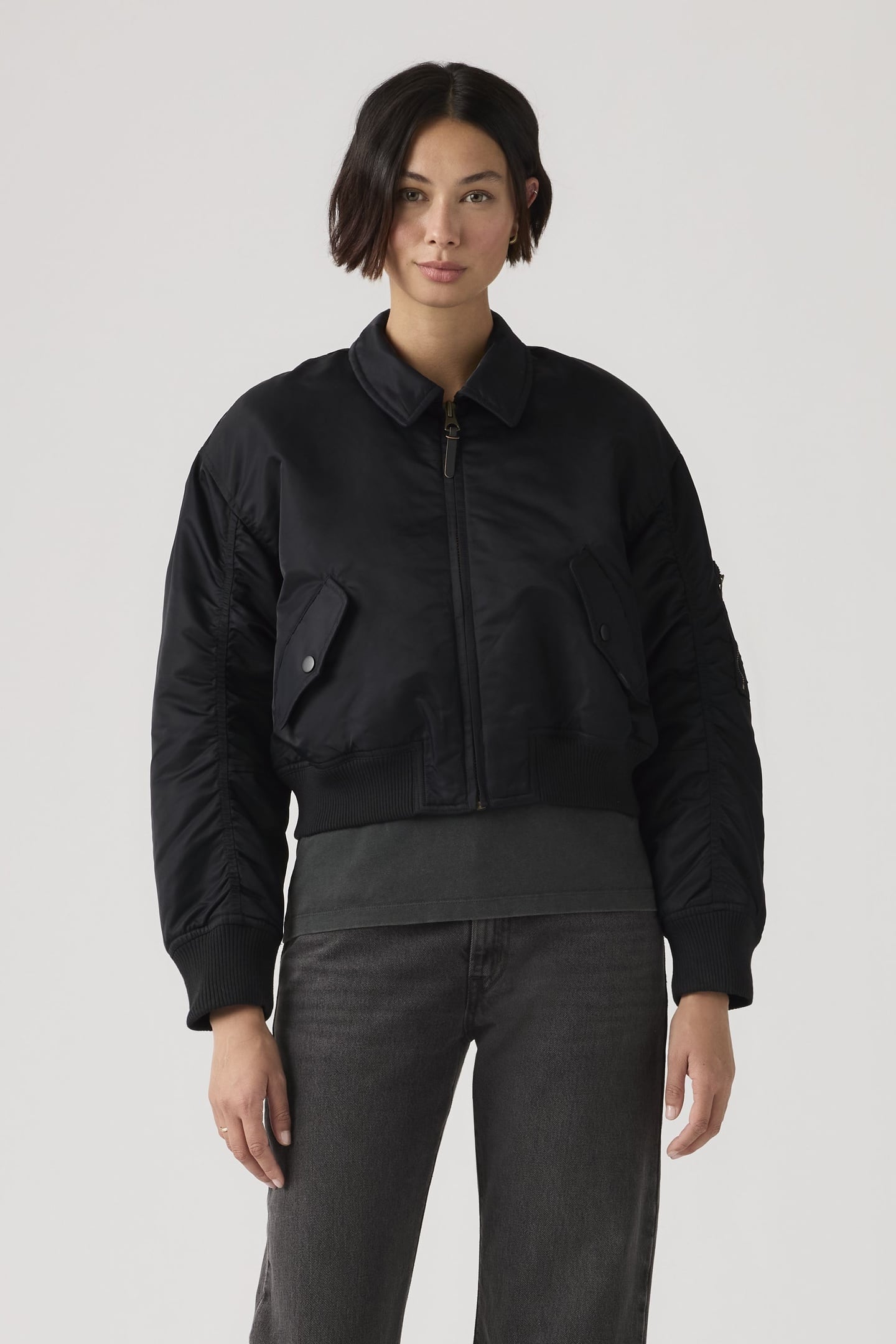 BOWIE CROPPED BOMBER JACKET 6