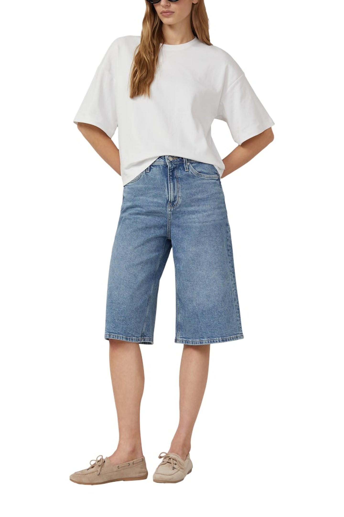 S.OLIVER JEANS SHORTS BLUE DENIM 2