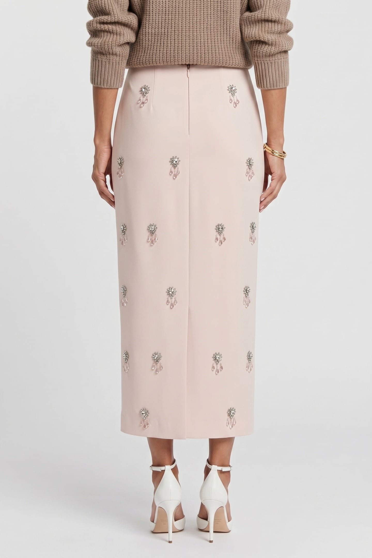 CRYSTAL MAXI SKIRT BLUSH 4