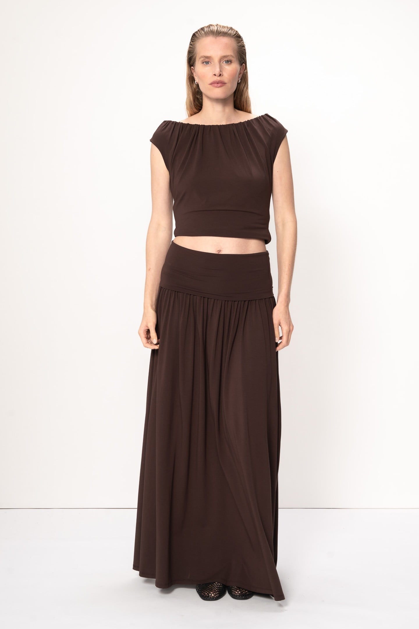 PETUNIA SKIRT BLACK COFFEE 1
