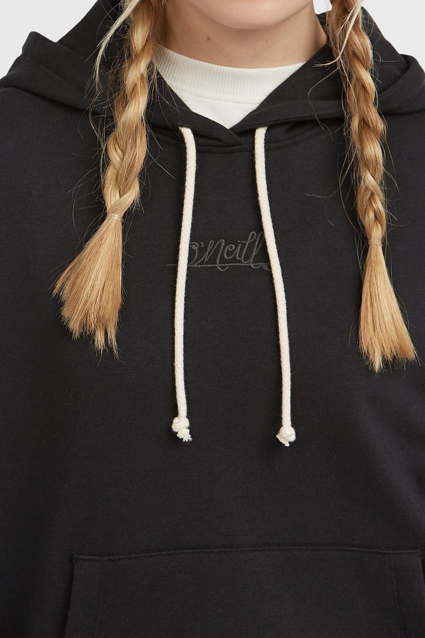 ESSENTIALS O'NEILL SCRIPT HOODIE BLACK OUT 7