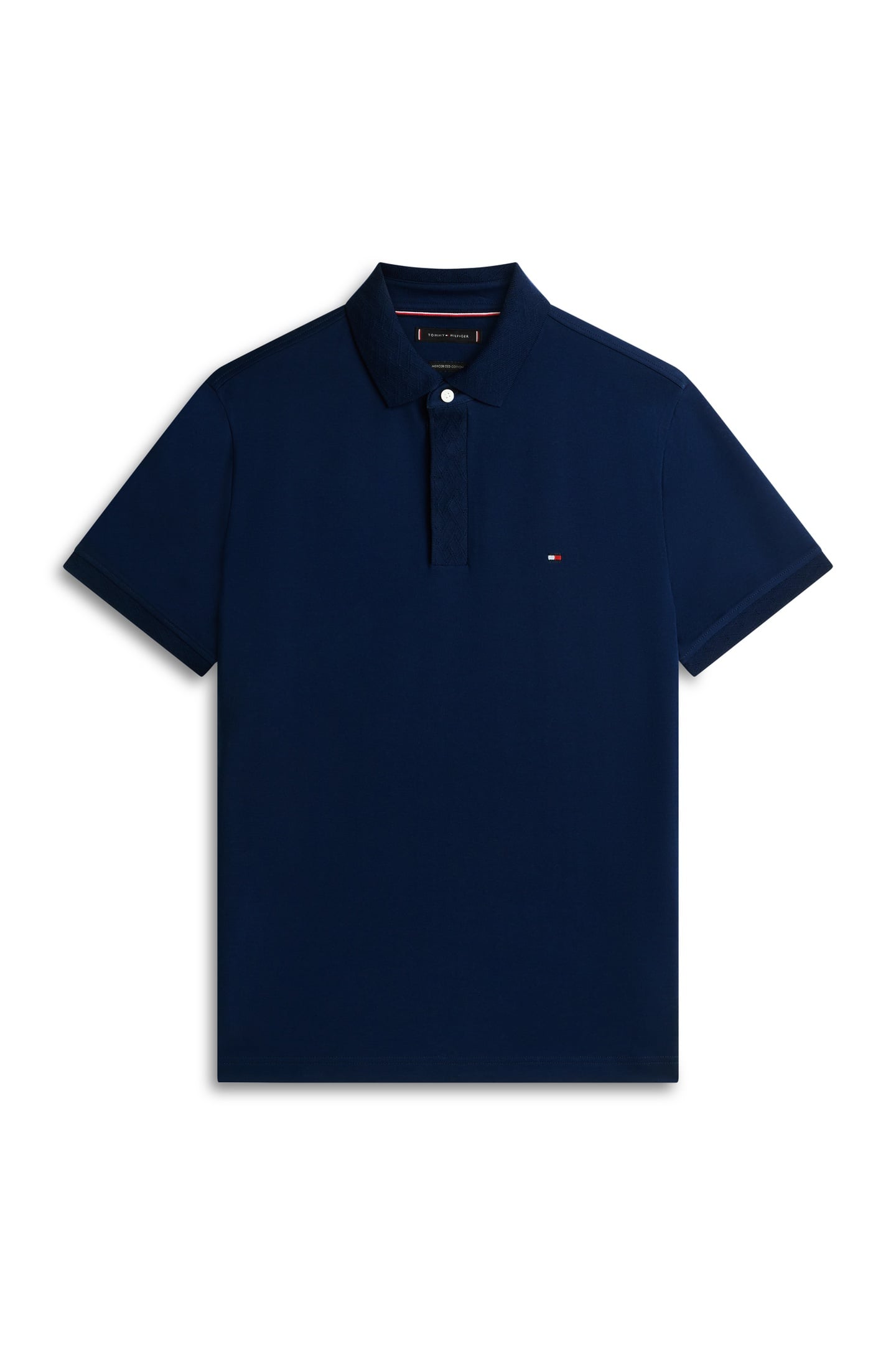 JACQUARD POLO CARBON NAVY 4