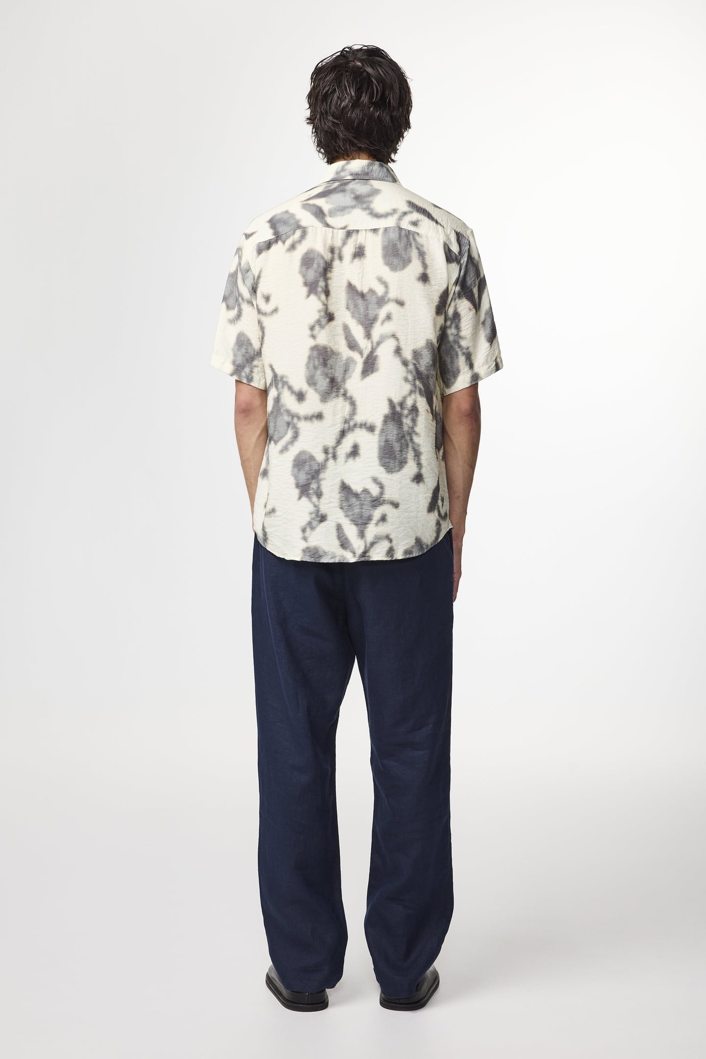 FREDDY SS NO PKT 5971 SHORT SLEEVE ECRU PRINT 3