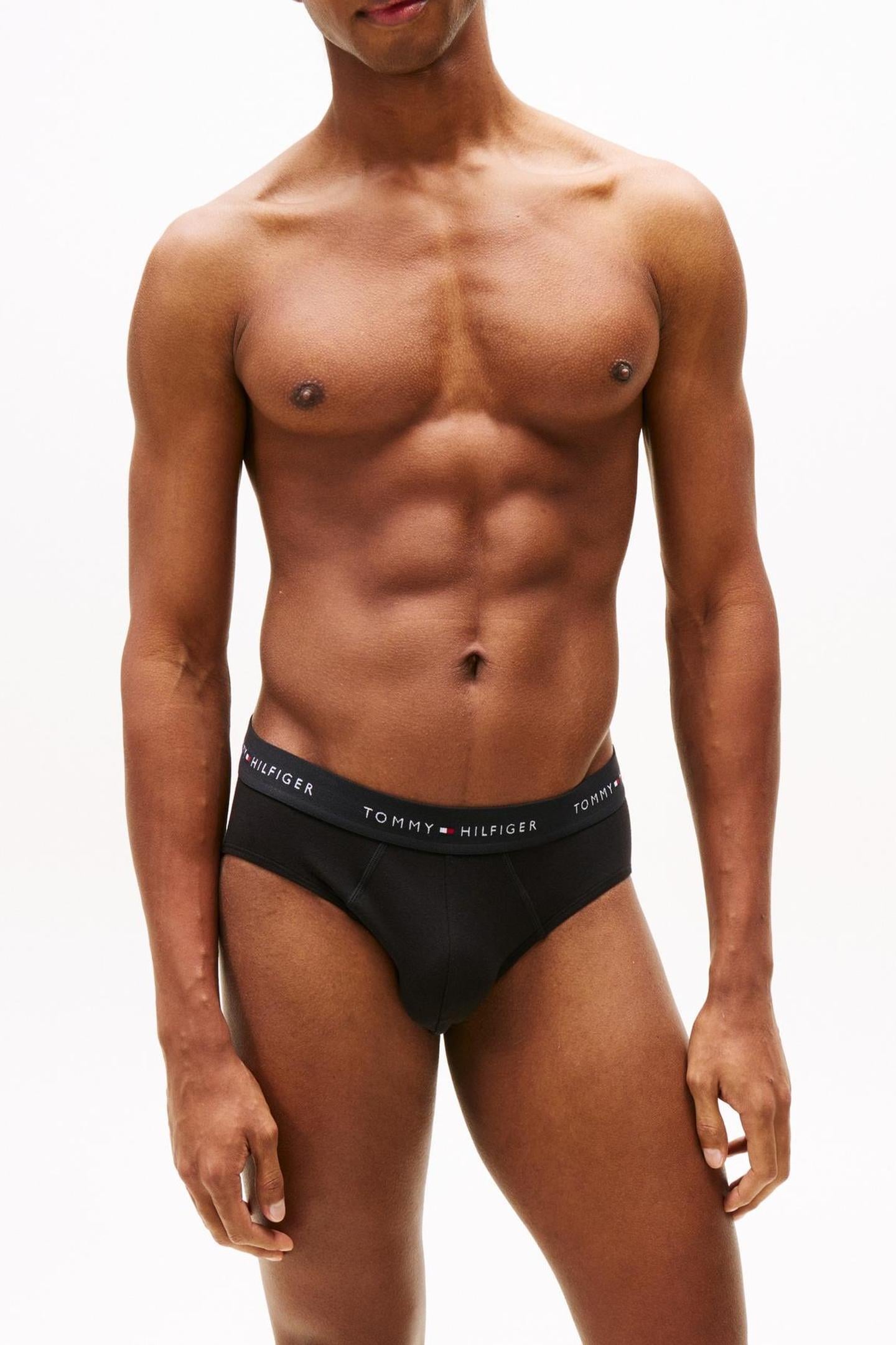 3-PACK BRIEF WAISTBAND MID HEATHER/BLACK/WHITE 2